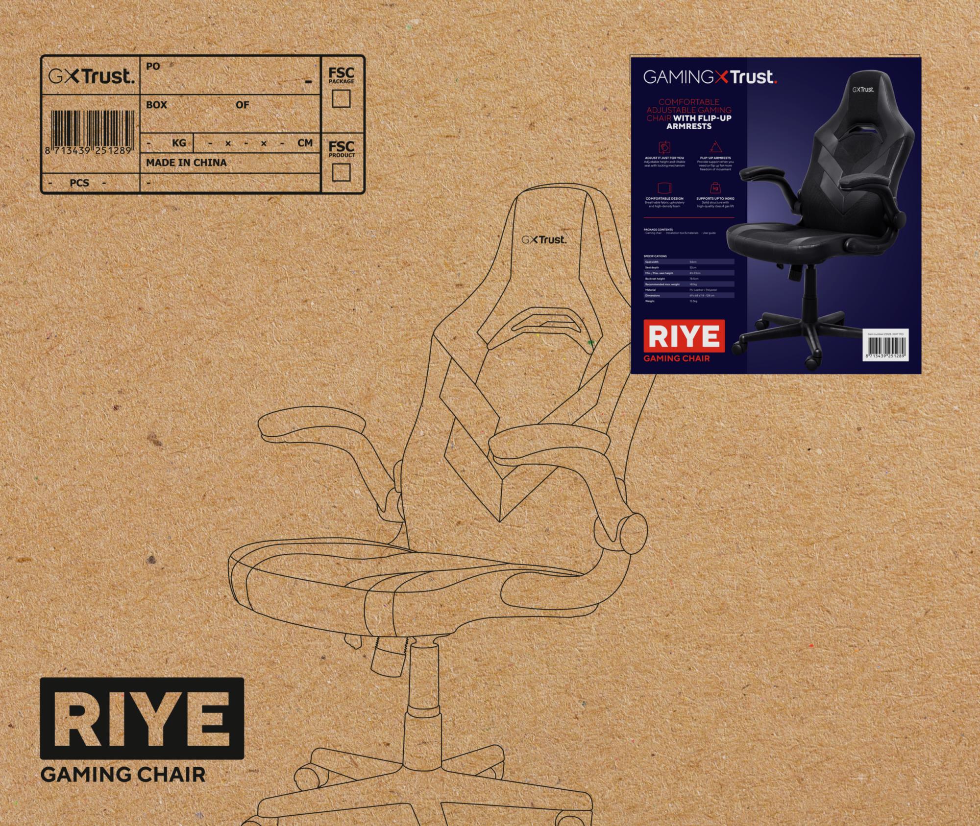GAMING CHAIR GXT 703 RIYE/BLACK 25128 TRUST - Image 7