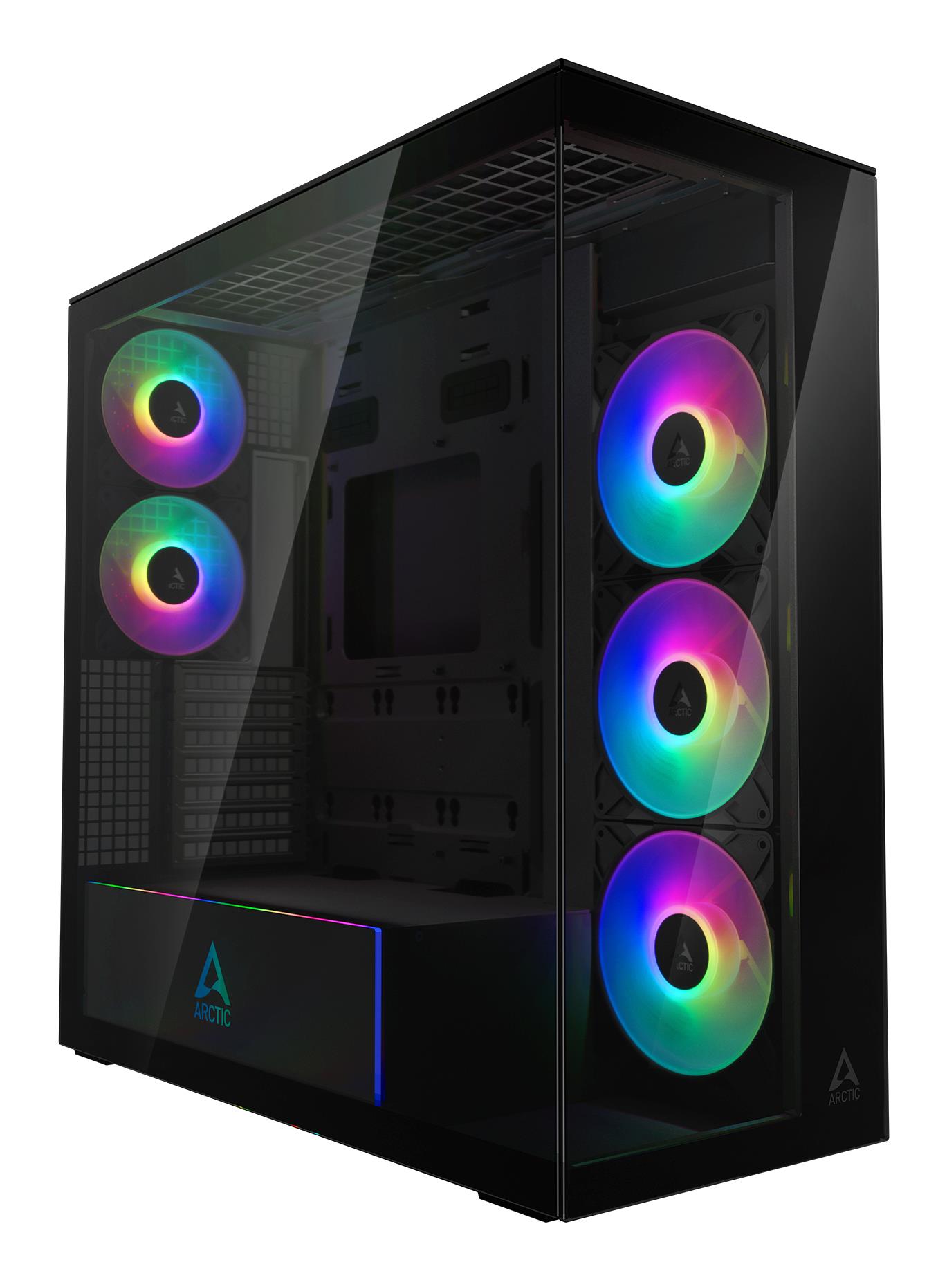 Case ARCTIC EATX Black Midi Tower PC Xtender (Mirror Black) ACPCC00018A