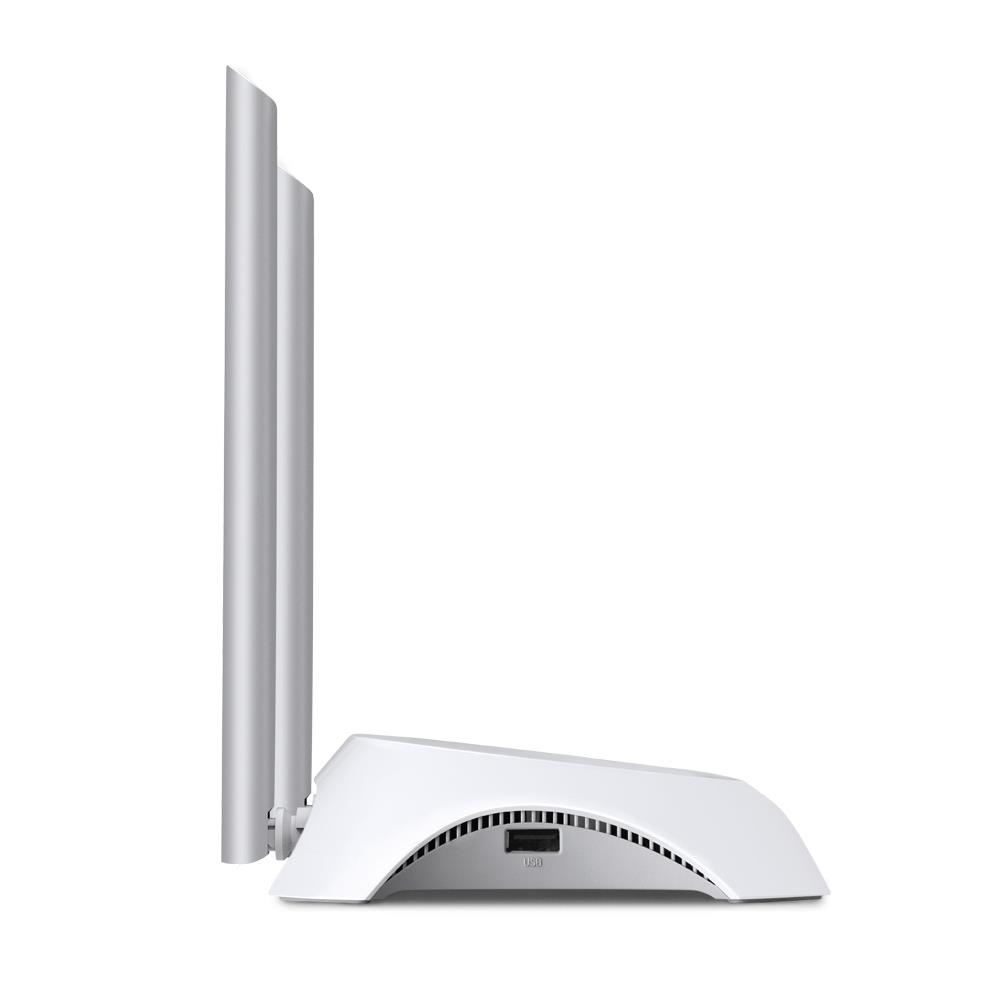 Wireless Router TP-LINK TL-MR3420 Wi-Fi 4 (802.11n) Data speed 300 Mbit/s Ethernet WAN Yes WAN connection type RJ-45 Ethernet LAN Yes 4xLAN ports USB port Yes TL-MR3420 - Image 10