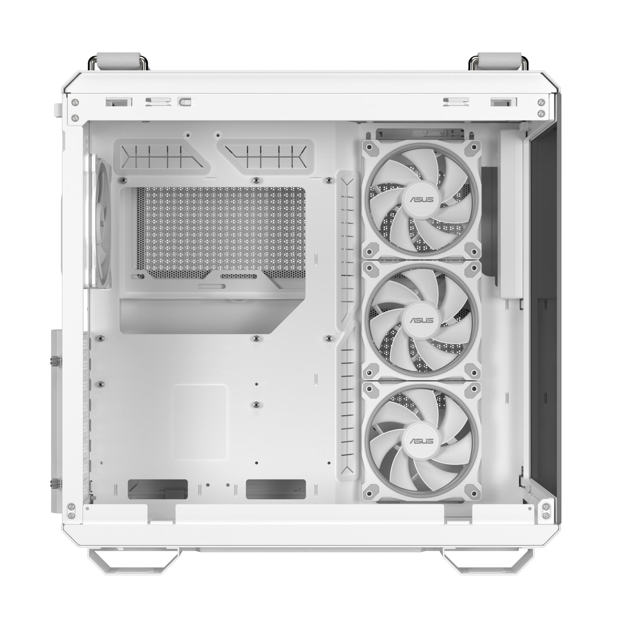 Case ASUS TUF Gaming GT502 Horizon MidiTower Case product features Transparent panel Not included ATX MicroATX MiniITX Colour White TUFGAMGT502HORIZONWHT - Image 18