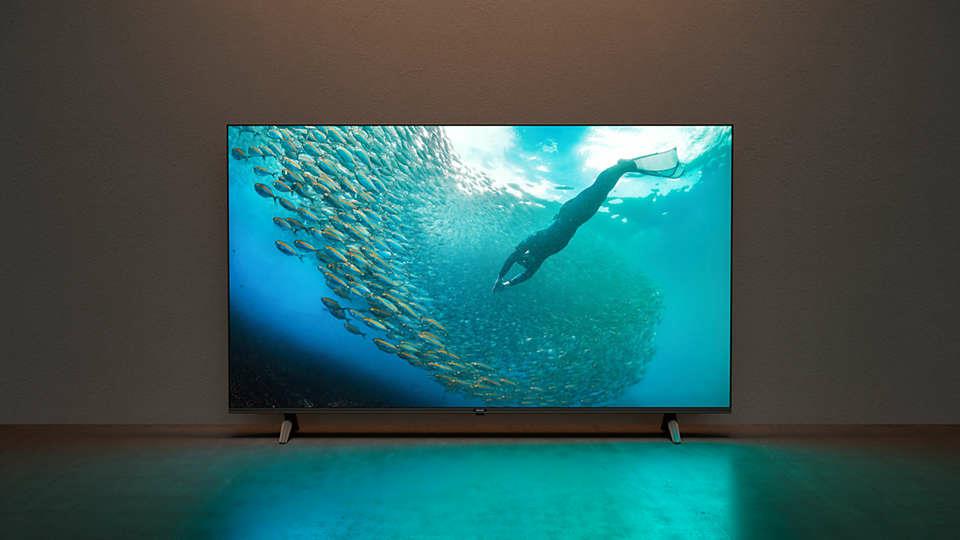 TV Set PHILIPS 43" 4K/Smart 3840x2160 Titan OS Black 43PUS7009/12 - Image 2