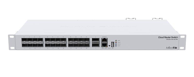 Switch MIKROTIK Rack 1x10Base-T / 100Base-TX 24xSFP+ 2xQSFP+ 1xRJ45 CRS326-24S+2Q+RM