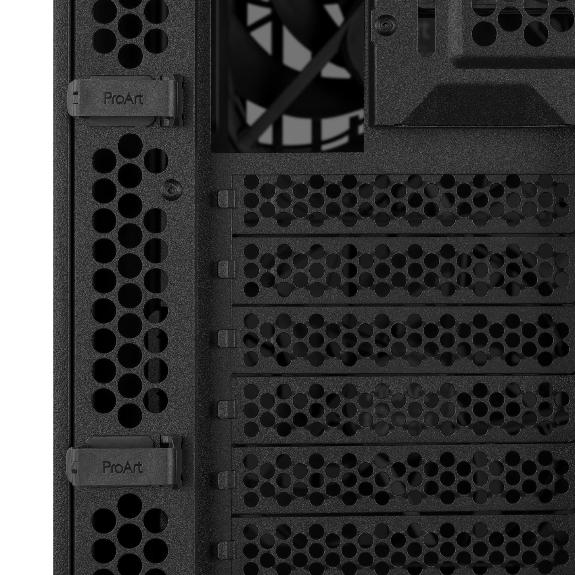 Case ASUS ProArt PA401 Wood Edition - Tempered Glass Panel MidiTower Case product features Transparent panel Not included ATX Colour Black PROARTPA401WOODTGPWM - Image 17