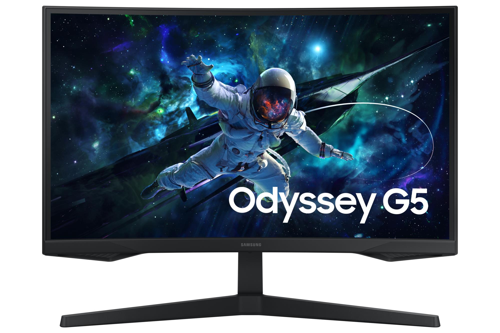 LCD Monitor SAMSUNG LS27CG552EUXEN 27" Gaming/Curved Panel VA 2560x1440 16:9 165 Hz Matte 1 ms Height adjustable Colour Black LS27CG552EUXEN - Image 2