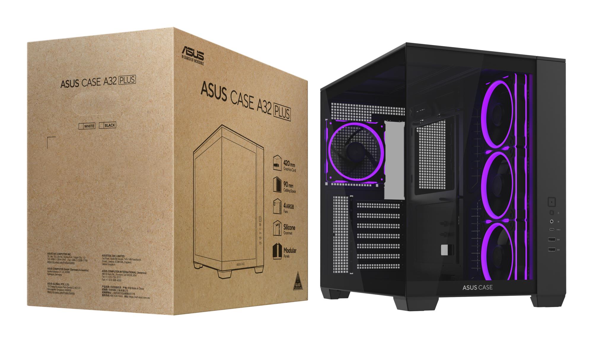 Case ASUS ATX/micro ATX/Mini-ITX Black PC A32PLUSTGARGBBLACK - Image 16