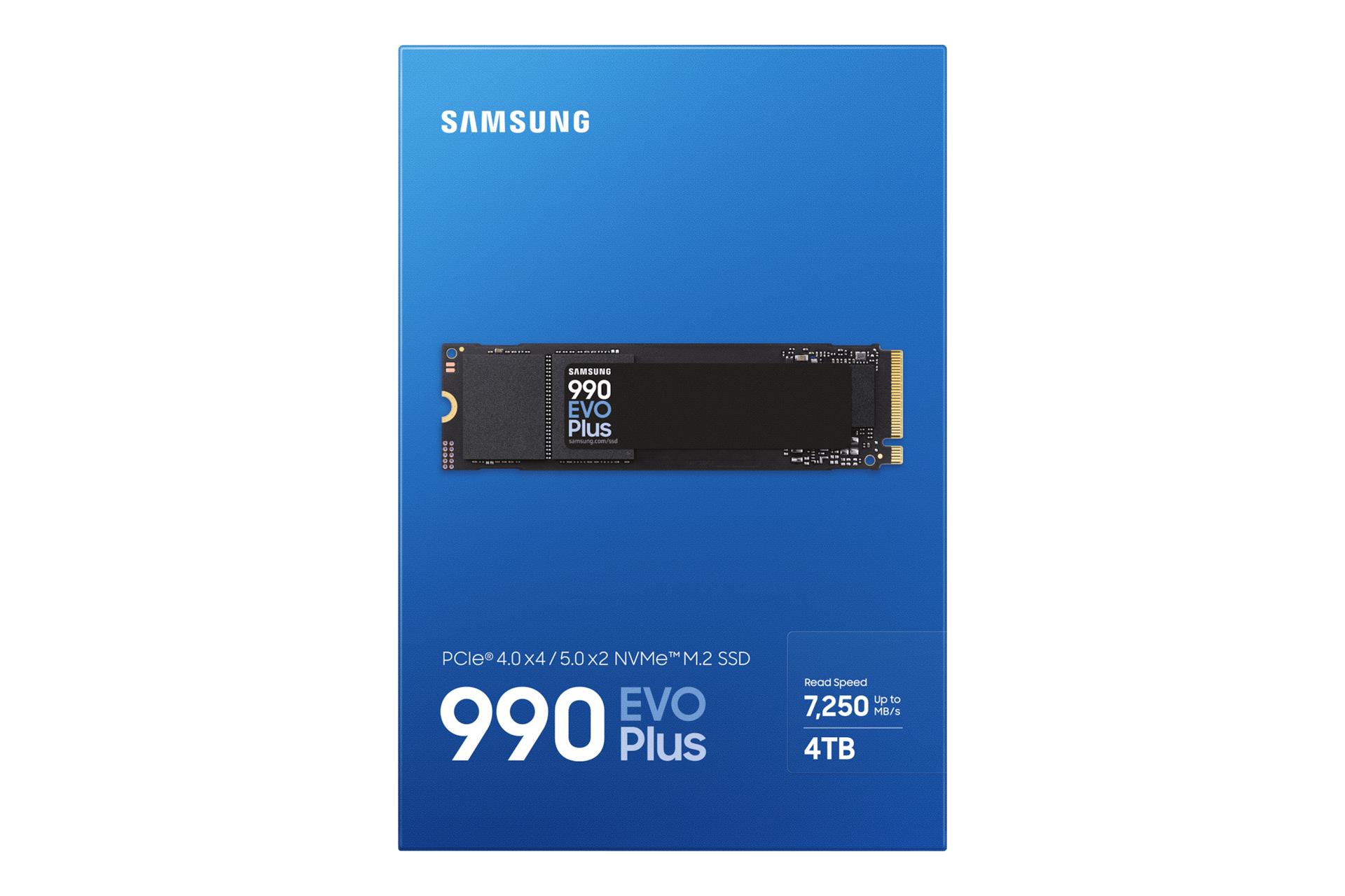 SSD SAMSUNG 990 EVO Plus 4TB M.2 PCIe Gen5 NVMe TLC Write speed 6300 MBytes/sec Read speed 7250 MBytes/sec 2.38mm TBW 2400 TB MZ-V9S4T0BW - Image 5