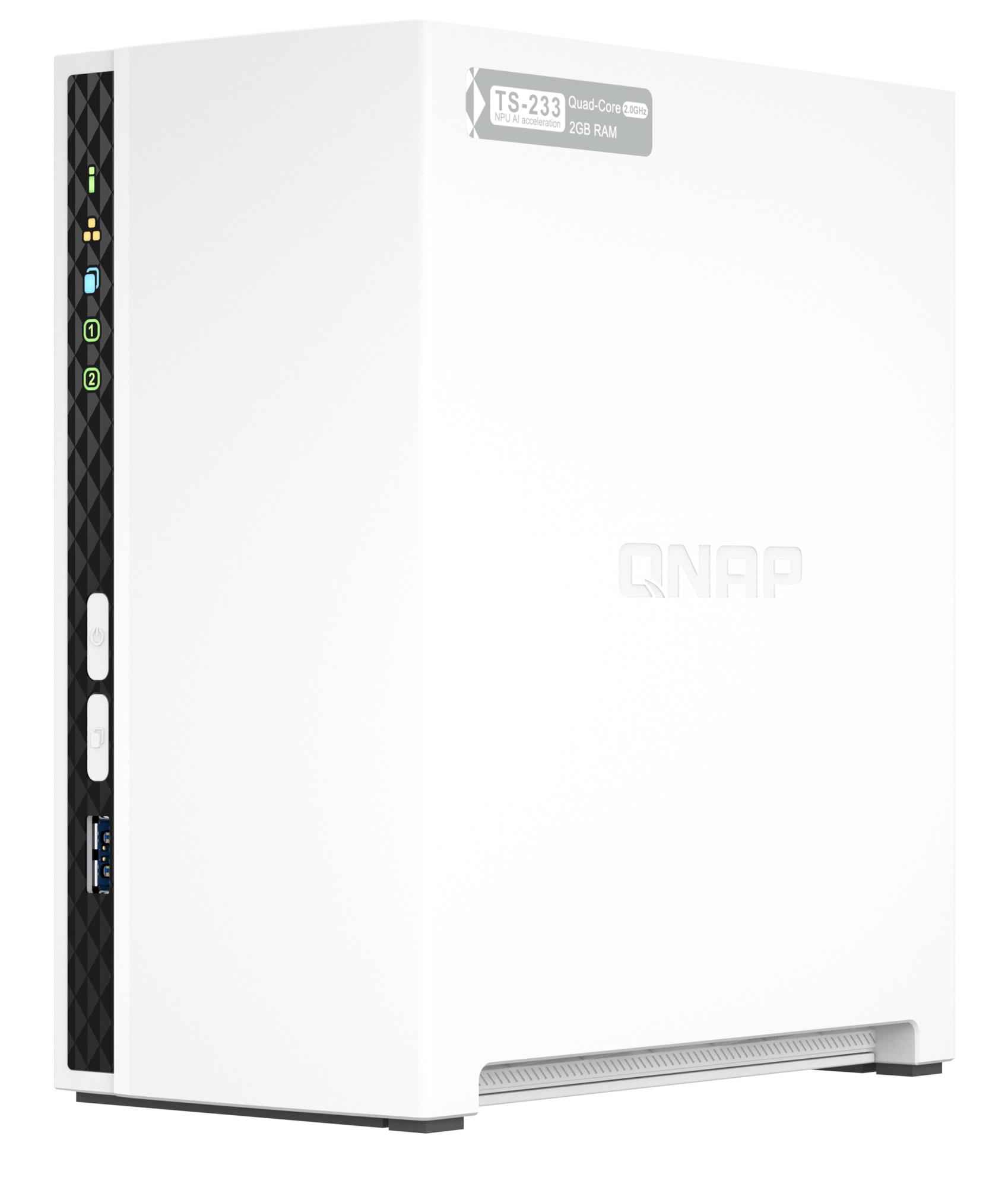 NAS STORAGE TOWER 2BAY/NO HDD TS-233 QNAP - Image 5