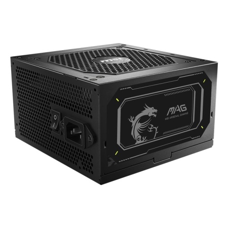 Power Supply MSI MAG A850GL PCIE5 II 850 Watts Efficiency 80 PLUS GOLD PFC Active MAGA850GLPCIE5II