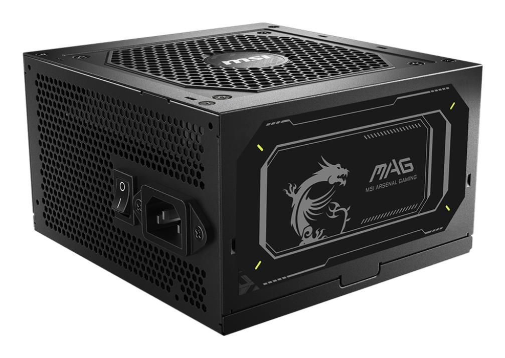 Power Supply MSI MAG A850GL PCIE5 II 850 Watts Efficiency 80 PLUS GOLD PFC Active MAGA850GLPCIE5II