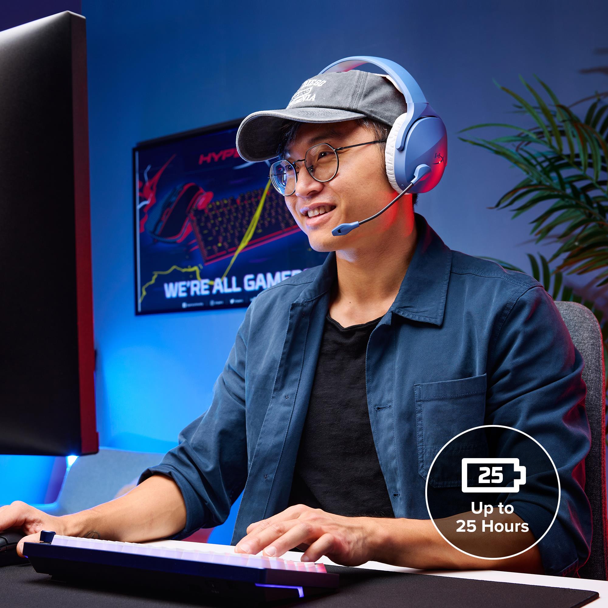 HEADSET HYPERX CLOUD JET/WRL GAM BLU AM7A0AA HYPERX - Image 9