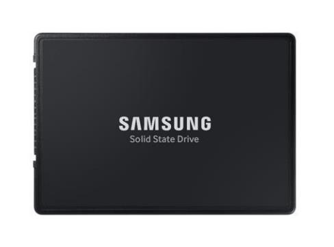 SSD SAMSUNG SSD series PM9A3 7.68TB PCIe Gen4 NVMe Write speed 4000 MBytes/sec Read speed 6800 MBytes/sec Form Factor U.2 MTBF 2000000 hours MZQL27T6HBLA-00A07
