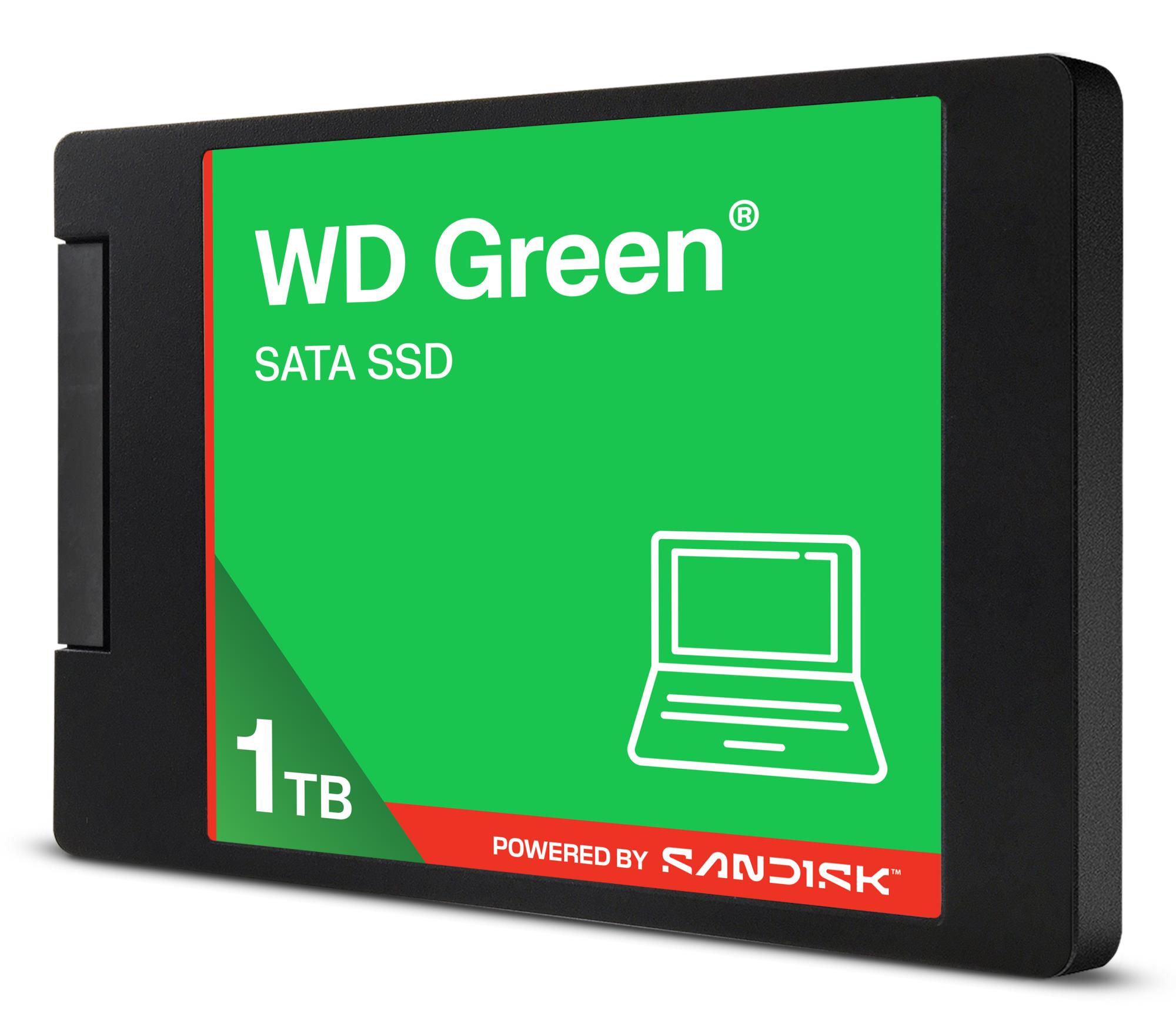 SSD SANDISK Green POWERED BY SANDISK 1000 GB Serial ATA III Read speed 545 MB/s 2.5" WDS100T5G0A-00CPT0 - Image 2