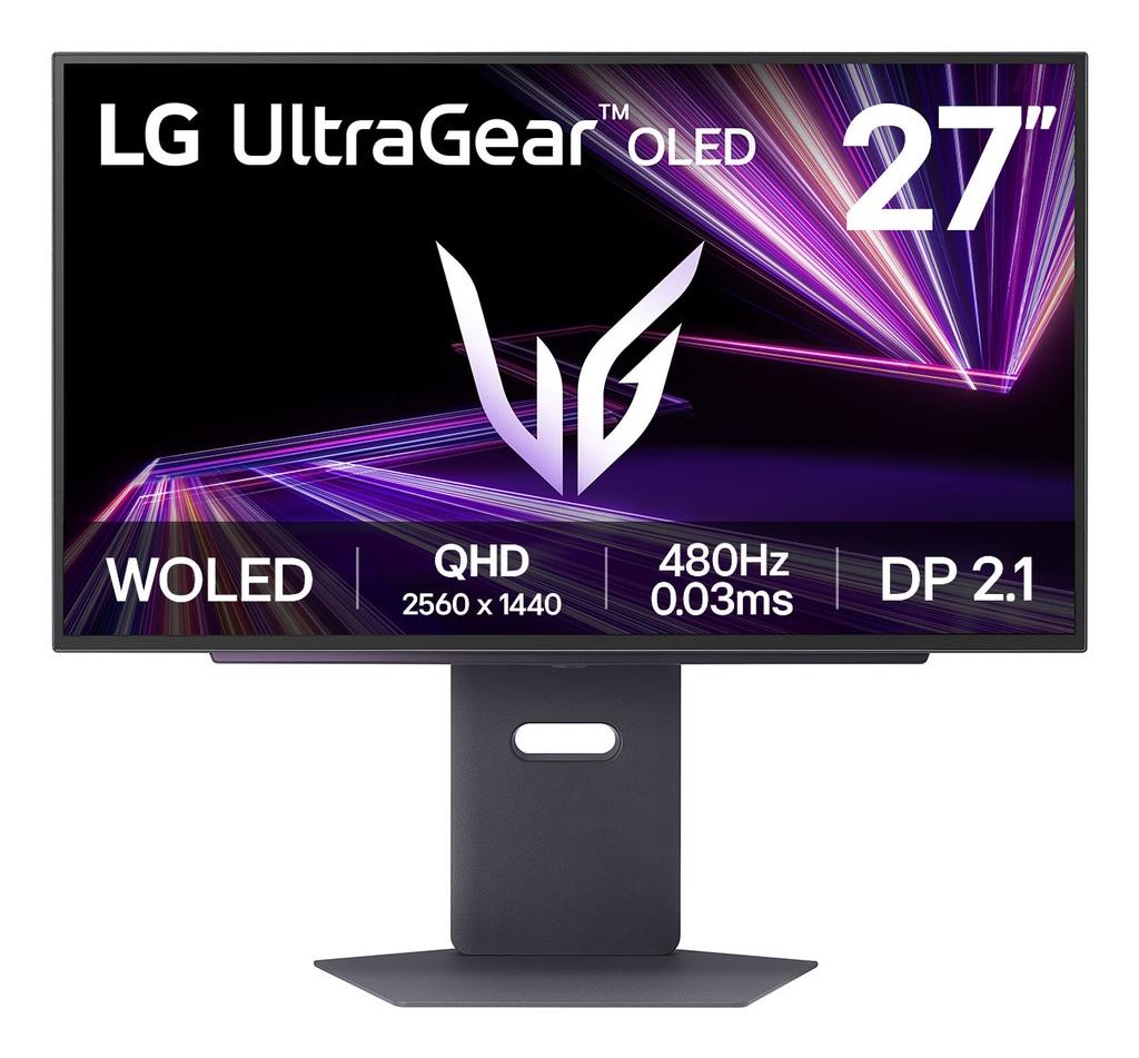 Monitor LG 27GX790A-B 26.5" Gaming Panel OLED 2560x1440 16:9 480Hz 0.03 ms Swivel Pivot Height adjustable Tilt 27GX790A-B
