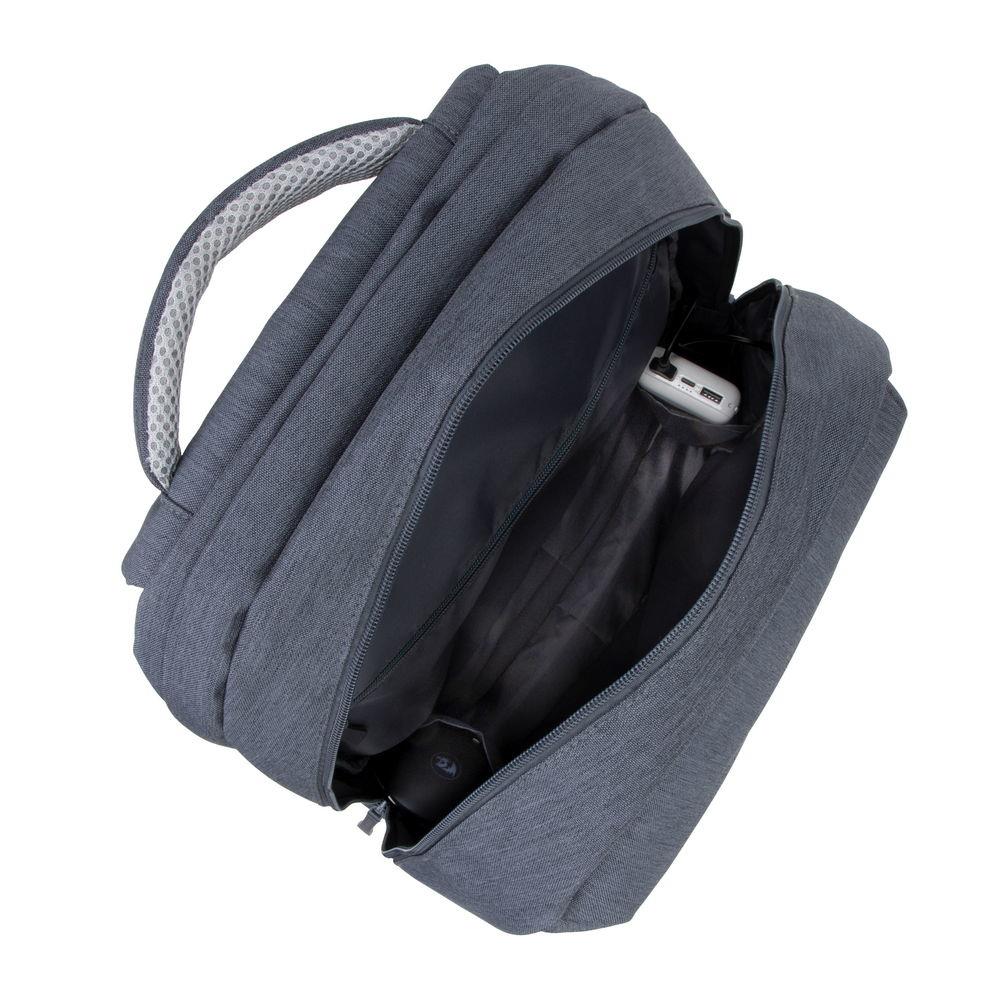 NB BACKPACK ANTI-THEFT 17.3"/7567 DARK GREY RIVACASE - Image 18