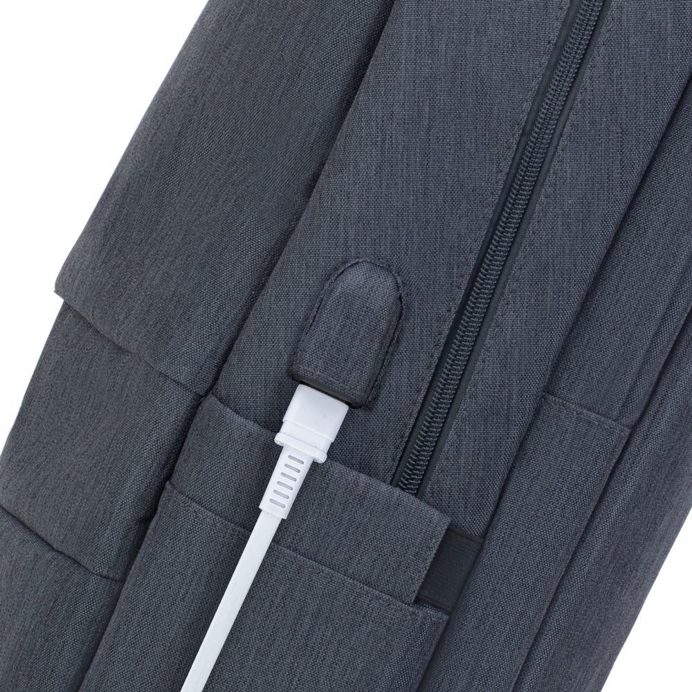 NB BACKPACK ANTI-THEFT 17.3"/7567 DARK GREY RIVACASE - Image 25