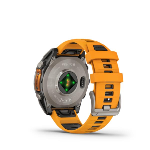 SMARTWATCH FENIX 8 SAPPHIRE/ORANGE 010-02904-11 GARMIN - Image 2