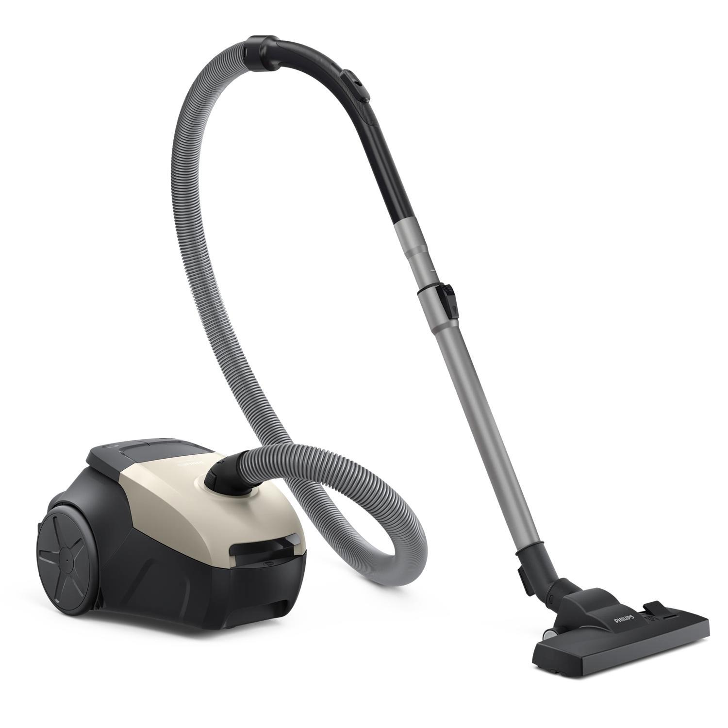 Vacuum Cleaner PHILIPS Input power 800 W Dust capacity 3 L Cylinder vacuum Cleaning type Dry Dust container Dust bag Colour Black/Beige XD1101/10 - Image 3