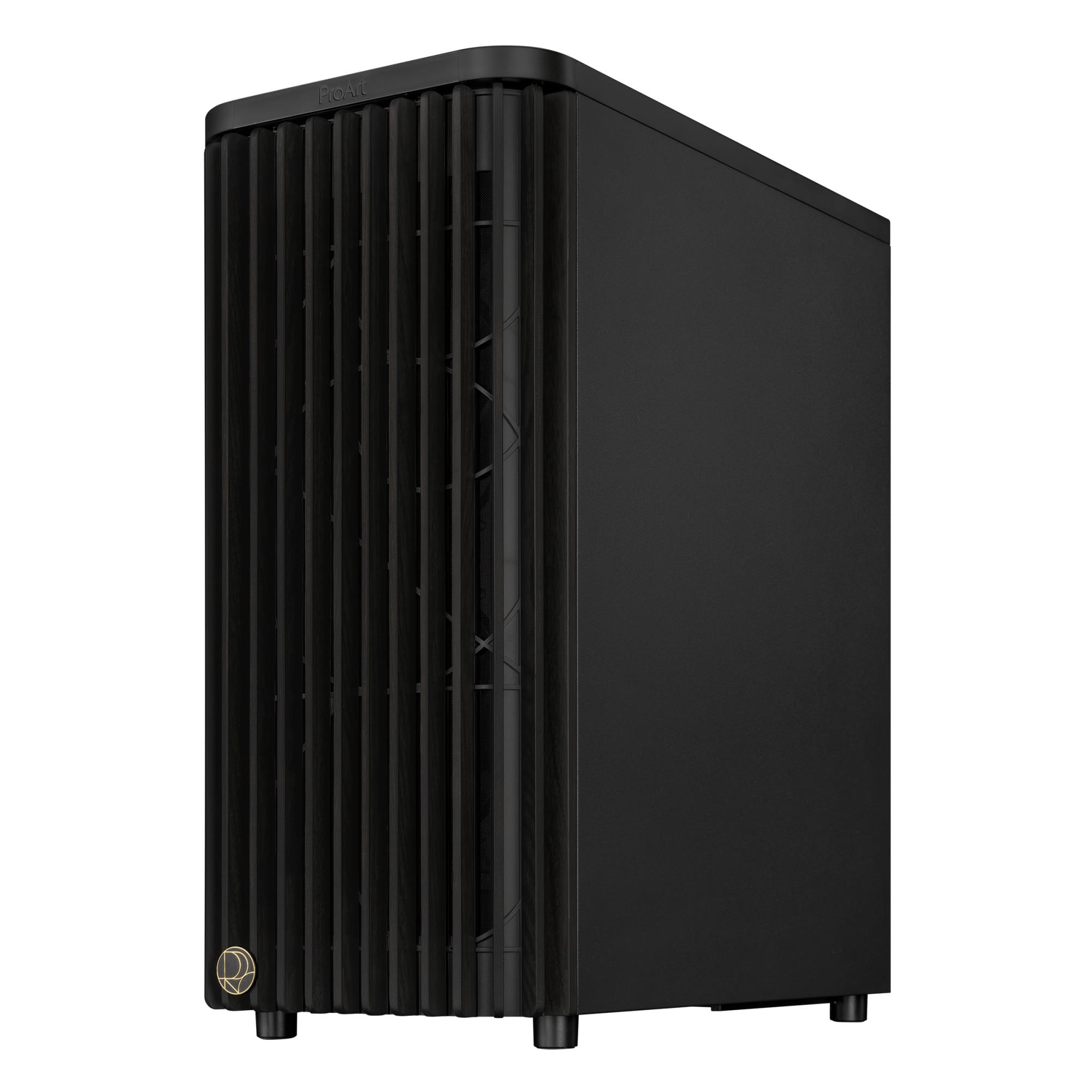 Case ASUS ProArt PA401 Wood Edition - Tempered Glass Panel MidiTower Case product features Transparent panel Not included ATX Colour Black PROARTPA401WOODTGPWM - Image 3