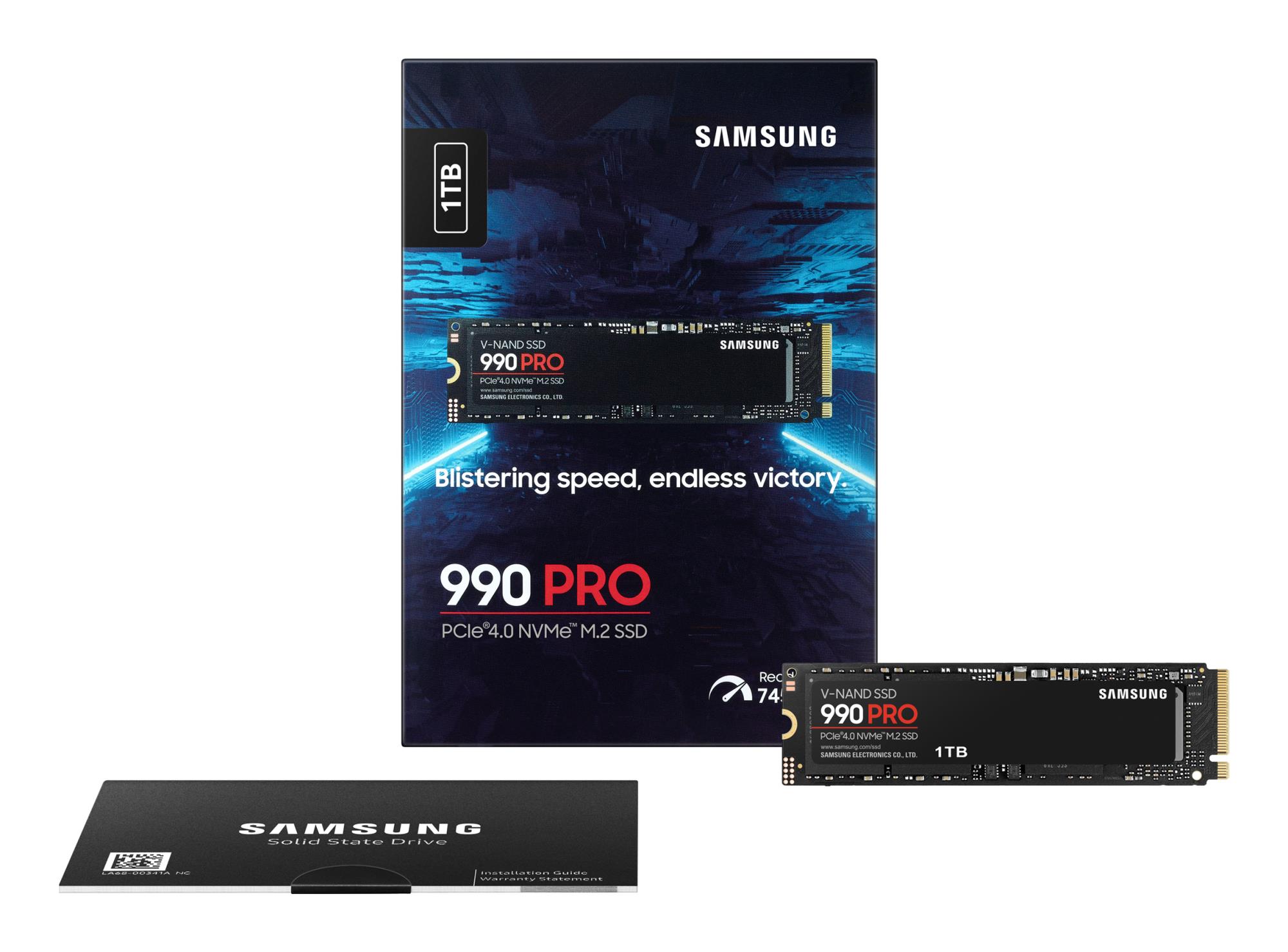 SSD SAMSUNG 990 PRO 1TB M.2 PCIE NVMe MLC Write speed 6900 MBytes/sec Read speed 7450 MBytes/sec 2.3mm TBW 600 TB MTBF 1500000 hours MZ-V9P1T0BW - Image 9
