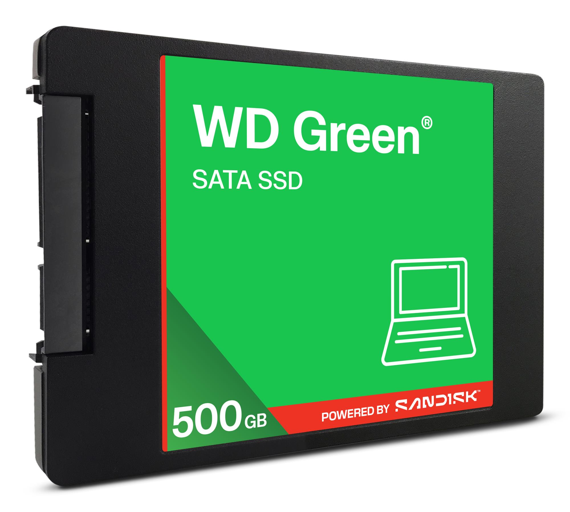 SSD SANDISK Green POWERED BY SANDISK 500 GB Serial ATA III Read speed 545 MB/s 2.5" WDS500G5G0A - Image 3