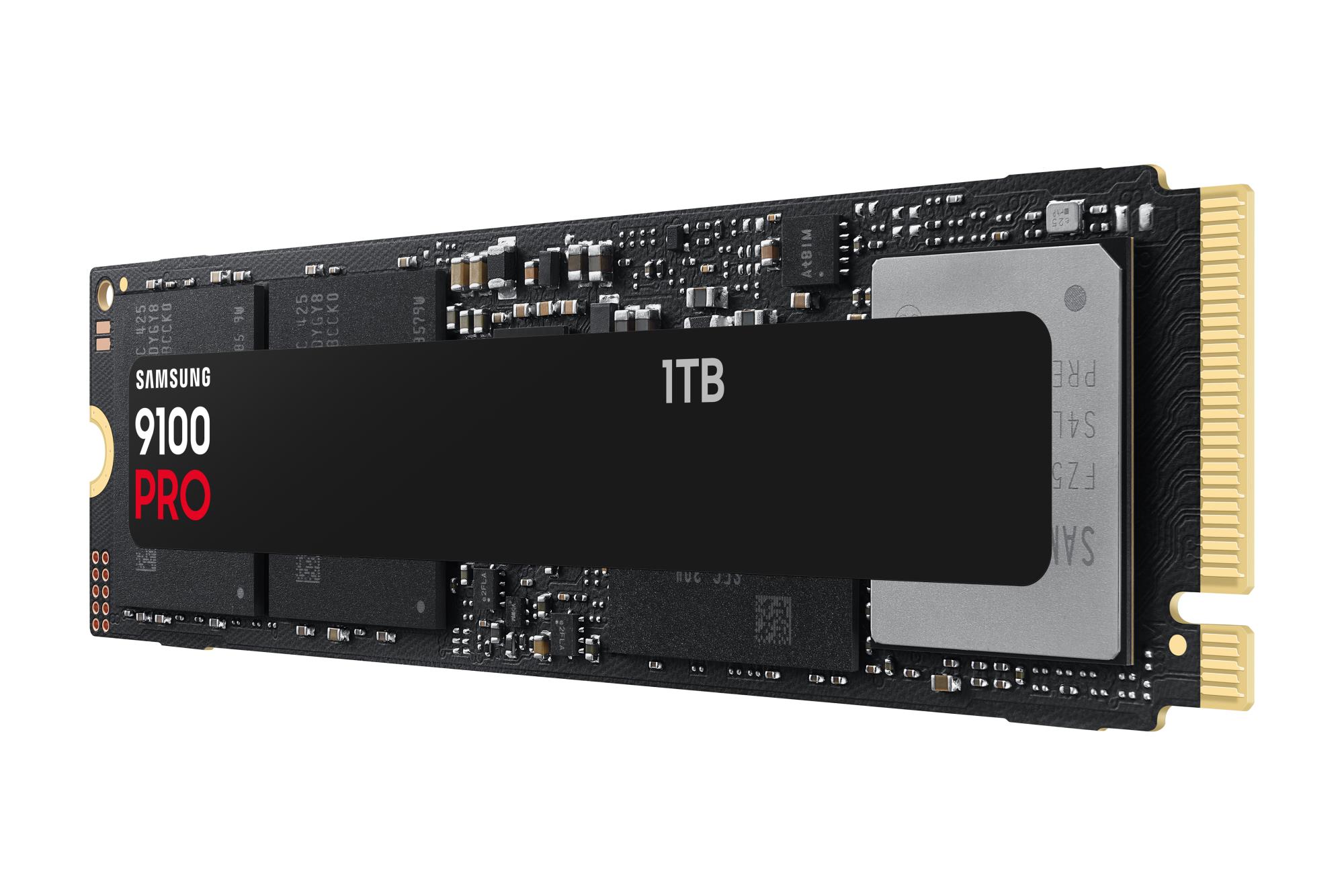 SSD SAMSUNG 9100 PRO 1TB M.2 PCIe Gen5 NVMe TLC Write speed 13300 MBytes/sec Read speed 14700 MBytes/sec 2.38mm TBW 600 TB MZ-VAP1T0BW - Image 3