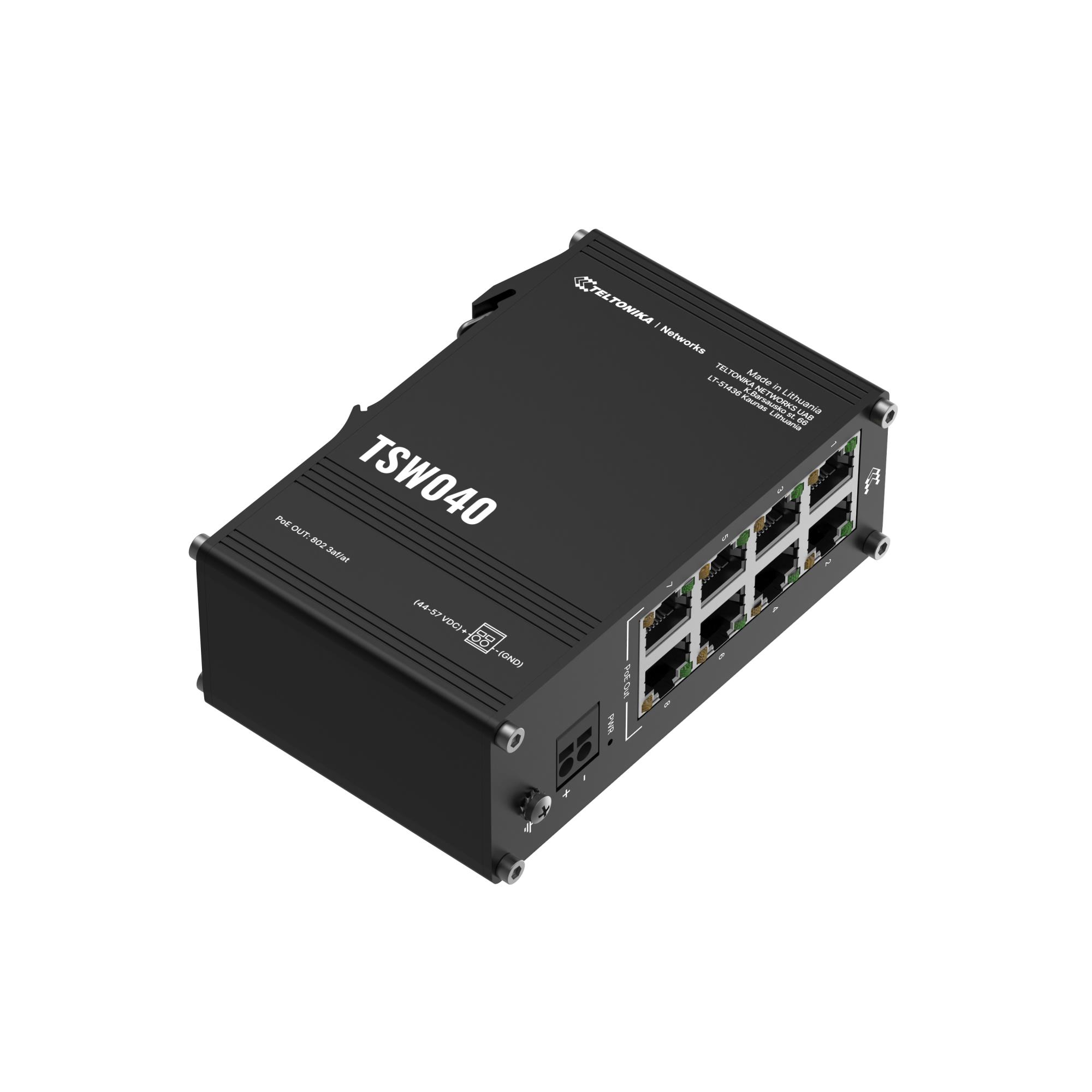 Switch TELTONIKA TSW040000000 PoE+ ports 8 240 Watts TSW040 - Image 5