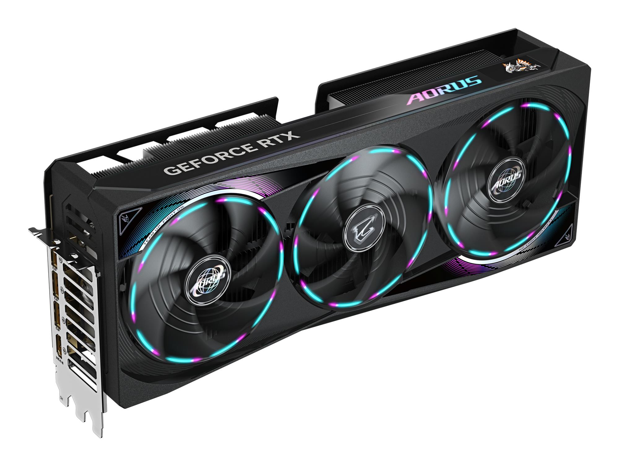Graphics Card GIGABYTE NVIDIA GeForce RTX 5070 Ti 16 GB GDDR7 256 bit PCIE 5.0 16x GPU 2670 MHz Dual Slot Fansink 1xHDMI 3xDisplayPort GV-N507TAORUSM-16GD - Image 5