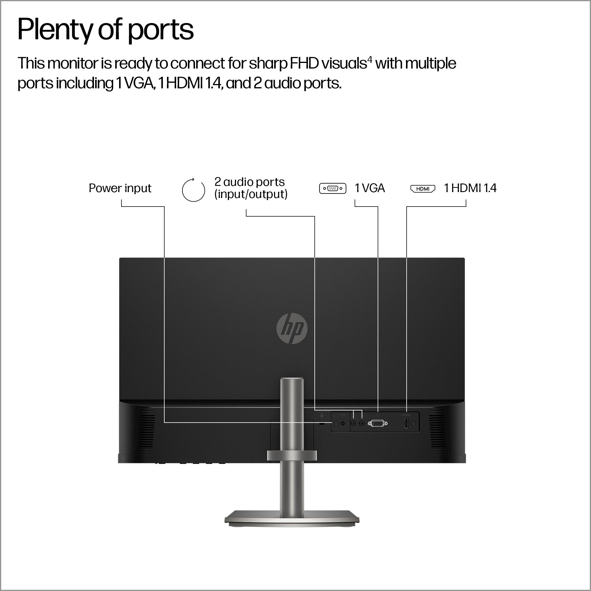 LCD Monitor HP 23.8 " 1920 x 1080 pixels Full HD Native aspect ratio 16:9 LCD Flat B11W5AT - Image 4