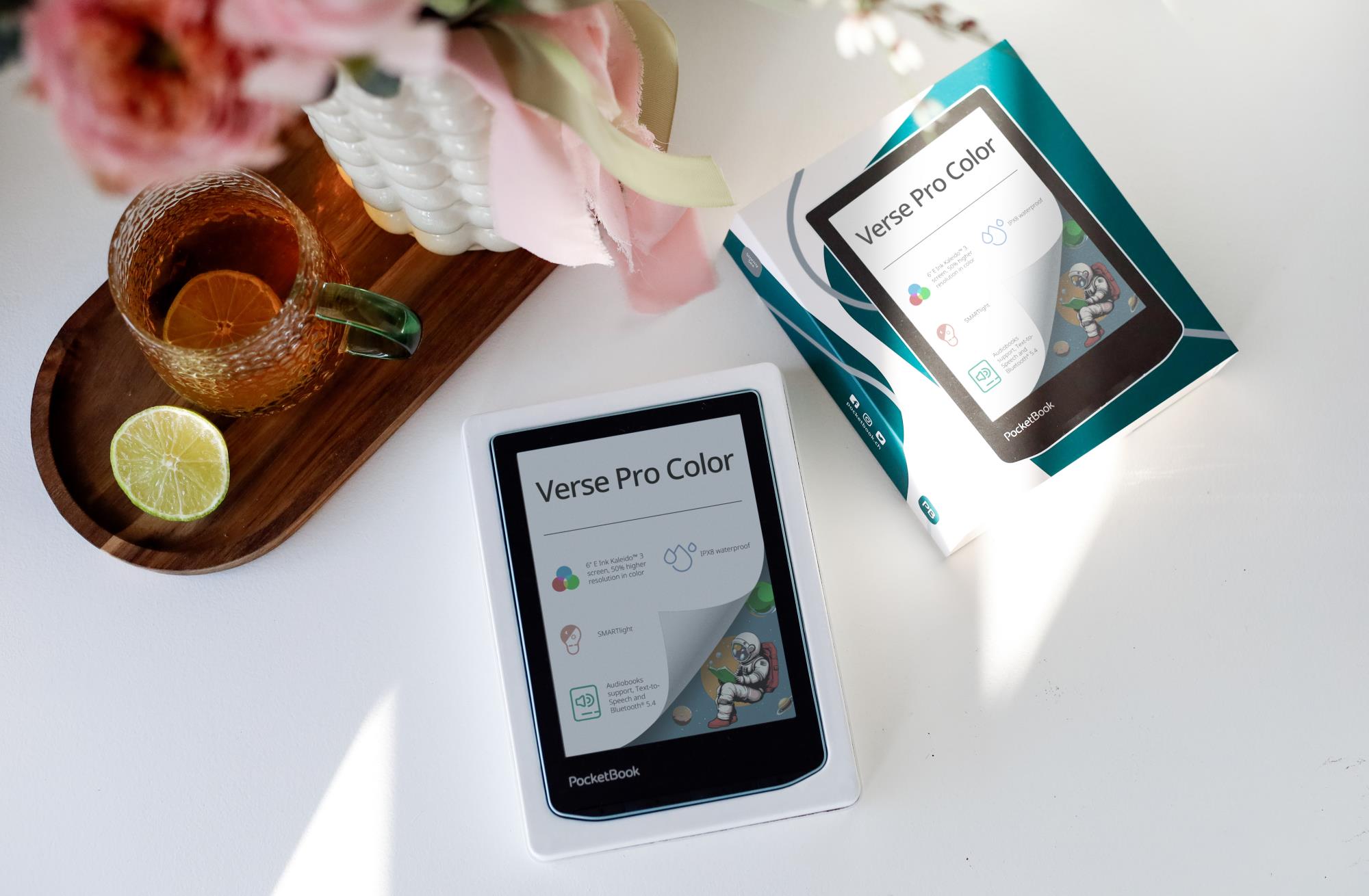 E-Reader POCKETBOOK Verse Pro Color 6" 1072x1448 1xUSB-C Wireless LAN Bluetooth Dark Blue PB634K3-1-WW - Image 13
