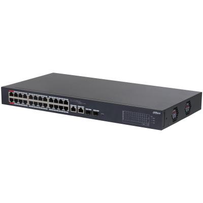 Switch DAHUA CS4226-24ET-240 Desktop/pedestal Rack 1U 24x10Base-T / 100Base-TX 2x10/100/1000BASE-T/SFP combo 2 26 PoE ports 24 240 Watts CS4226-24ET-240 - Image 3