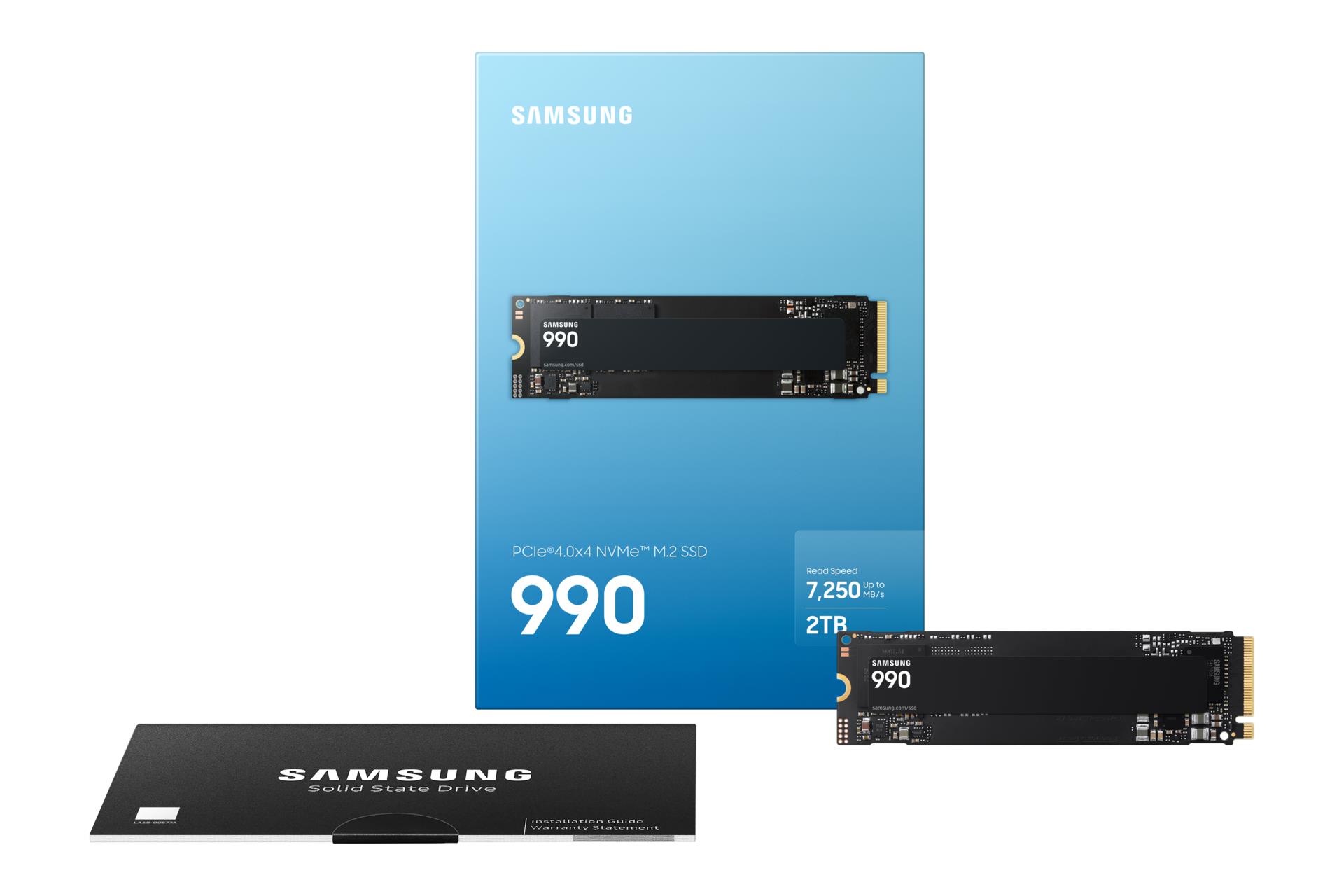 SSD SAMSUNG 990 2 TB M.2 PCI Express 4.0 NVMe Yes Write speed 6450 MB/s Read speed 7250 MB/s MTBF 1500000 h Box MZ-V9V2T0BW - Image 16
