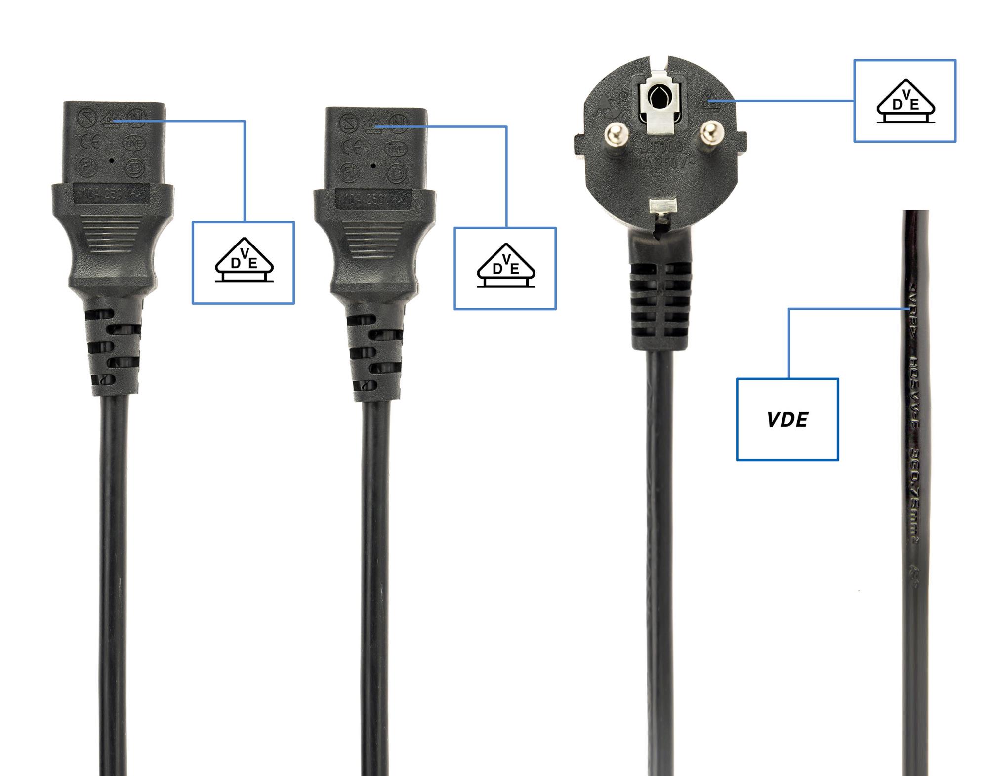 CABLE POWER SPLITTER VDE 2M/PC-186-ML6 GEMBIRD - Image 8