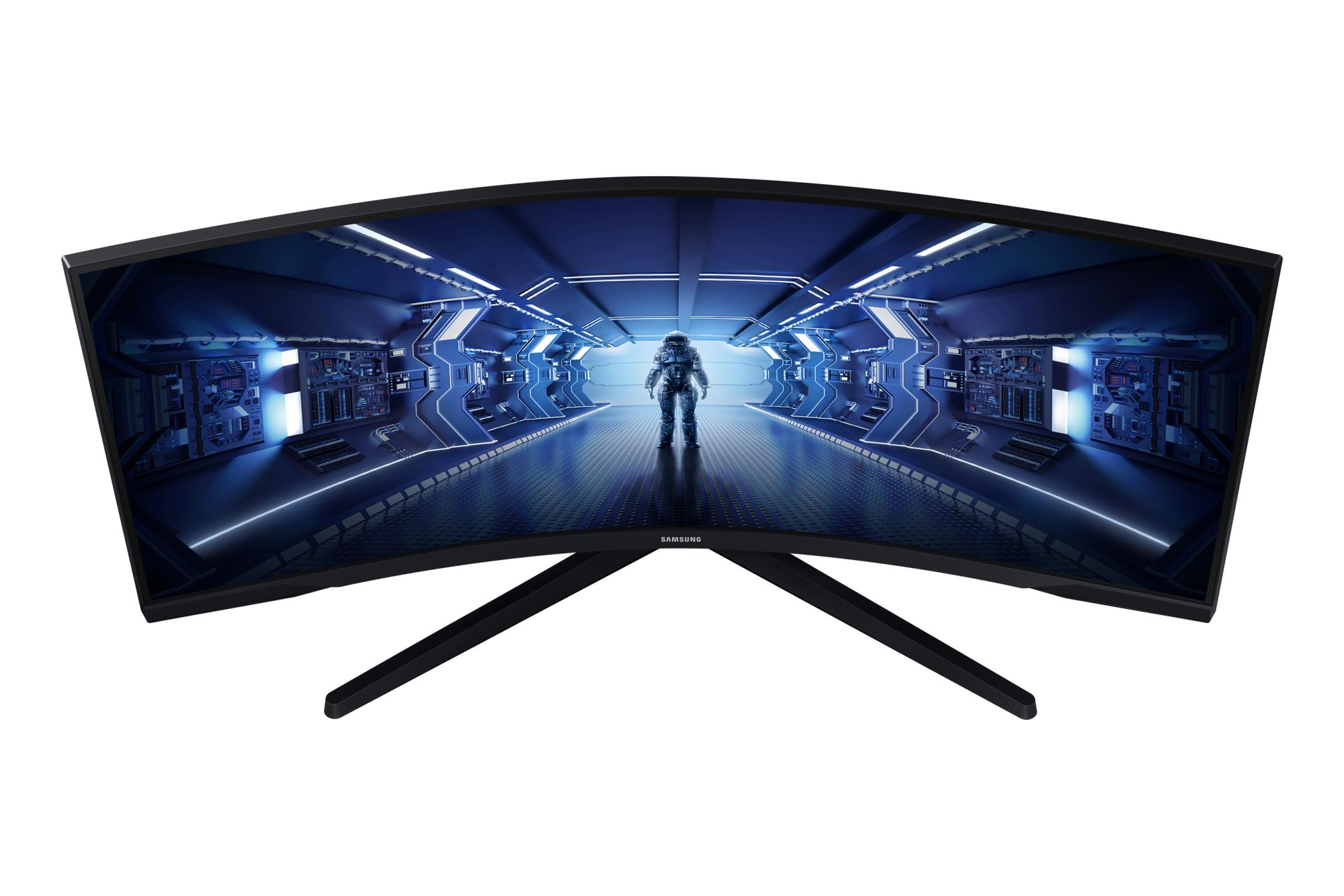 LCD Monitor SAMSUNG Odyssey G5 34" Gaming/Curved/21 : 9 Panel VA 3440x1440 21:9 1 ms Tilt Colour Black LC34G55TWWPXEN - Image 7