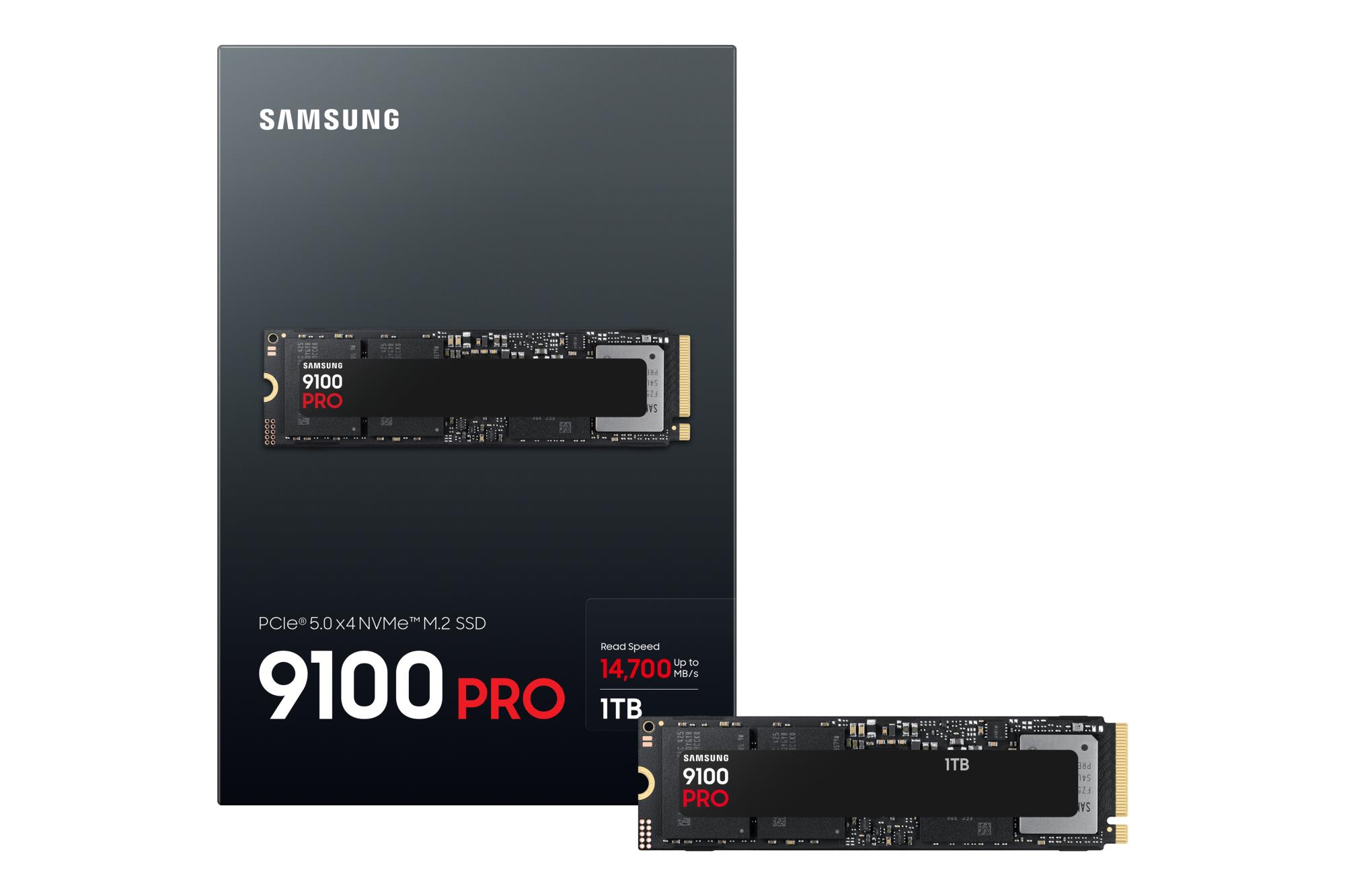 SSD SAMSUNG 9100 PRO 1TB M.2 PCIe Gen5 NVMe TLC Write speed 13300 MBytes/sec Read speed 14700 MBytes/sec 2.38mm TBW 600 TB MZ-VAP1T0BW - Image 8