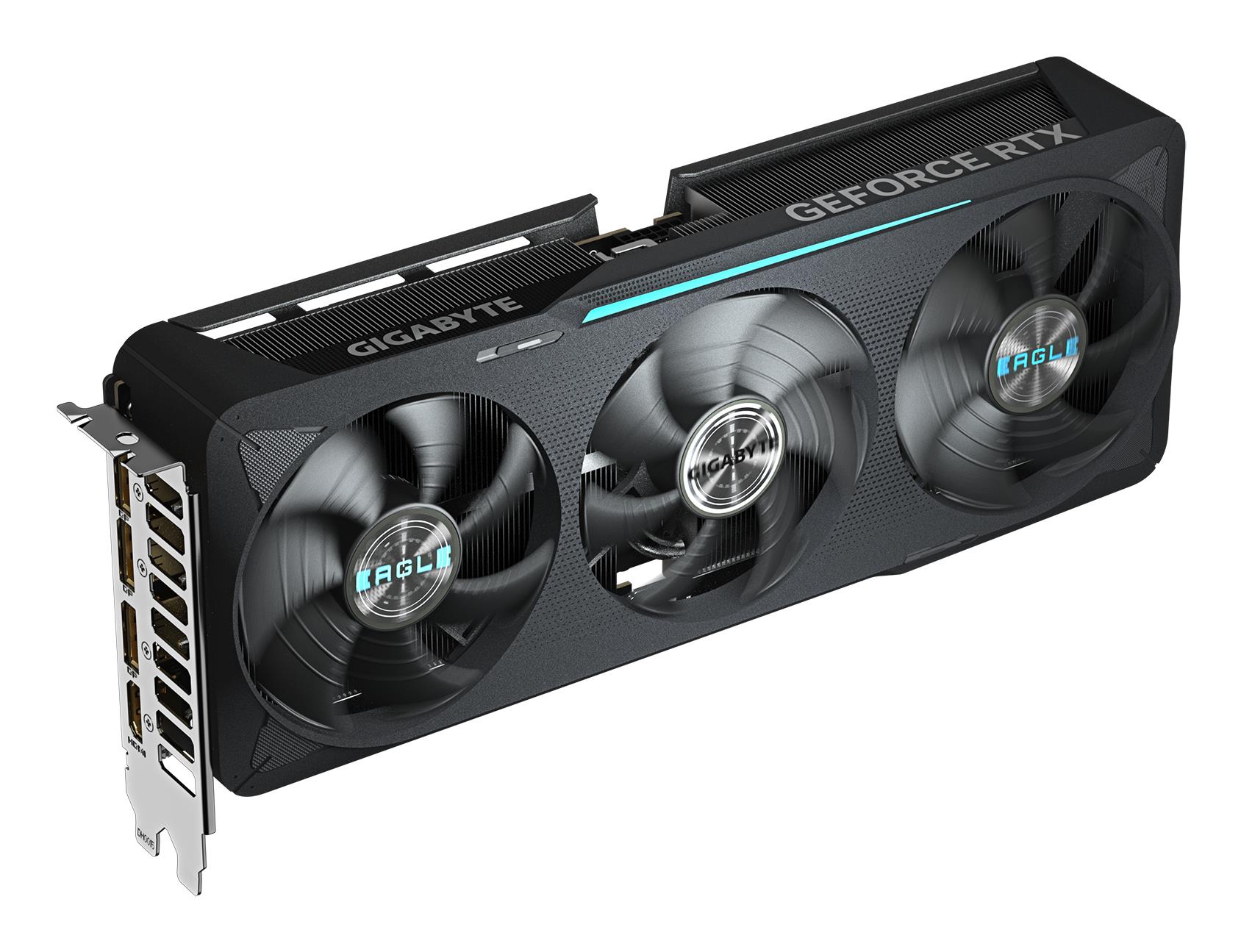Graphics Card GIGABYTE NVIDIA GeForce RTX 5070 12 GB GDDR7 192 bit PCIE 5.0 16x GPU 2587 MHz Triple slot Fansink 1xHDMI 3xDisplayPort GV-N5070EAGLEOC-12GD - Image 5