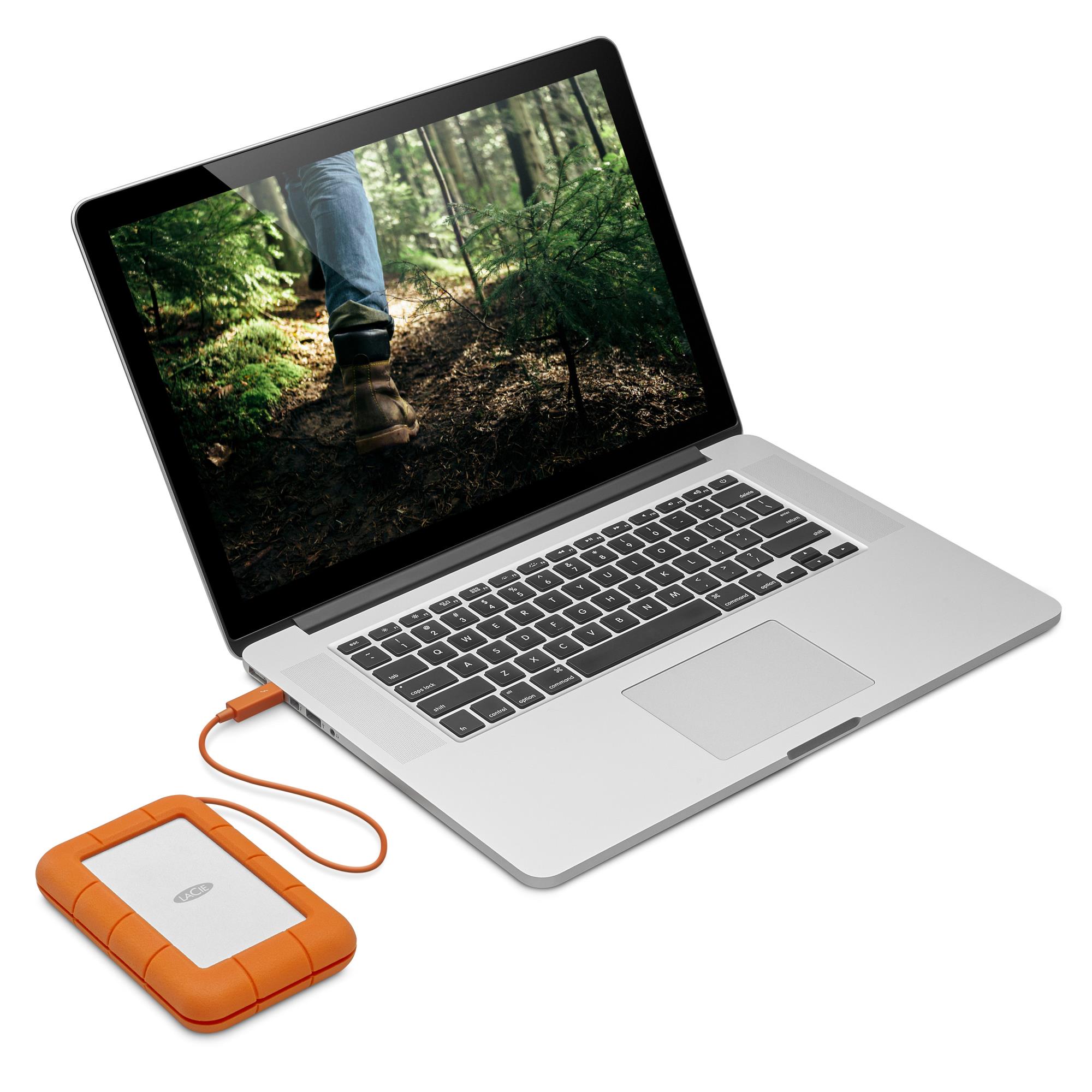 External HDD LACIE 2TB USB-C Colour Orange STFR2000403 - Image 7