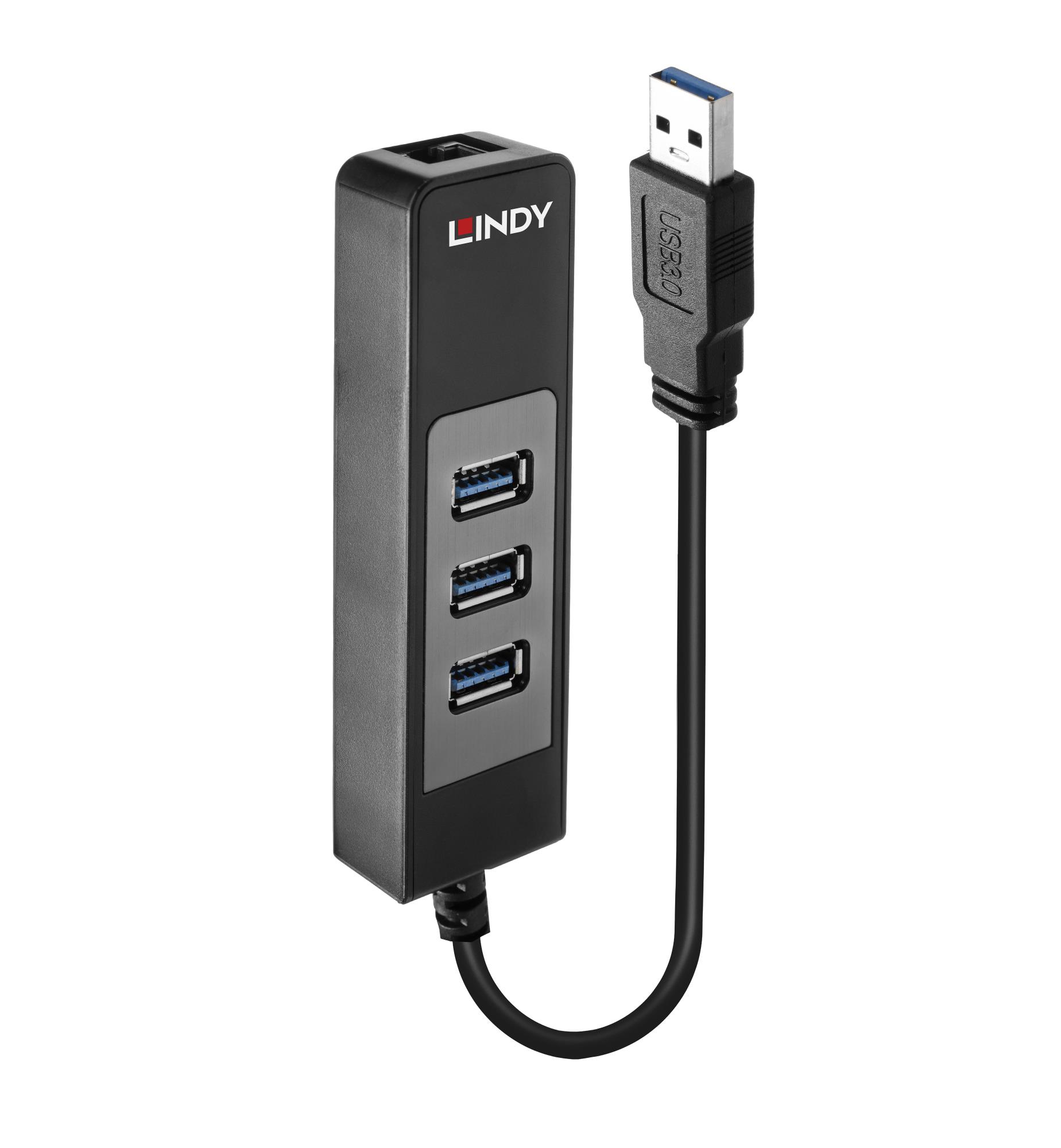 I/O HUB USB3 & LAN ADAPTER/43176 LINDY - Image 2