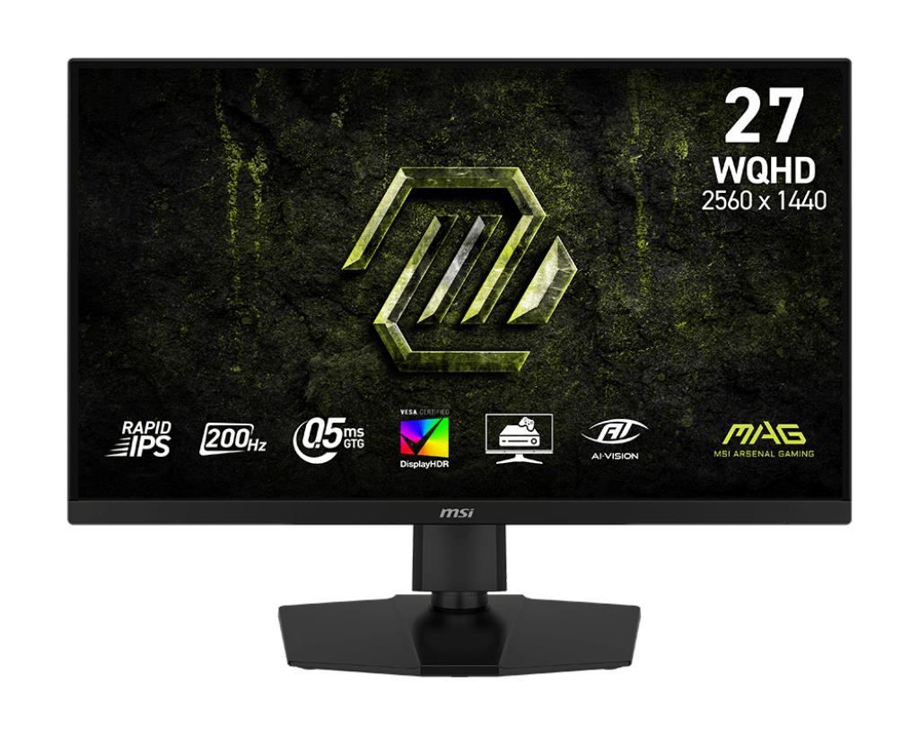 LCD Monitor MSI 27 " 2560 x 1440 pixels Wide Quad HD Native aspect ratio 16:9 LCD Flat MAG274QPFE20