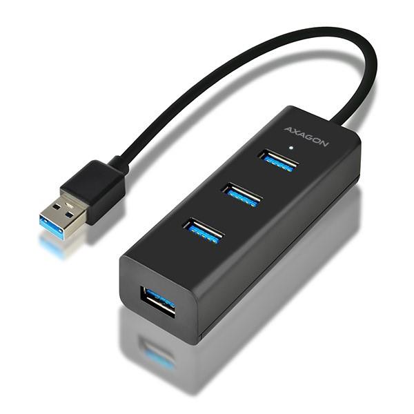 I/O HUB USB3.0 4PORT CHARGING/0.3M HUE-S2B AXAGON - Image 11