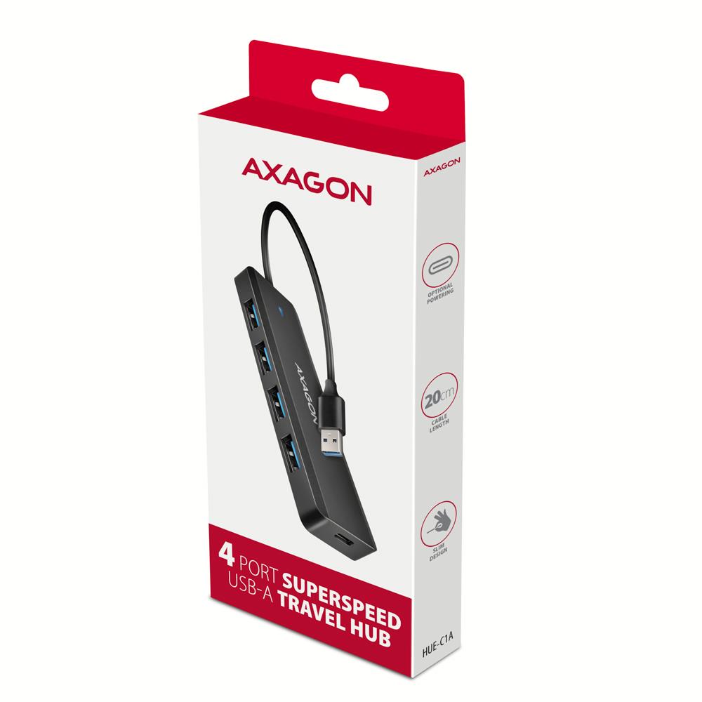 I/O HUB USB TRAVEL/0.19M HUE-C1A AXAGON - Image 12