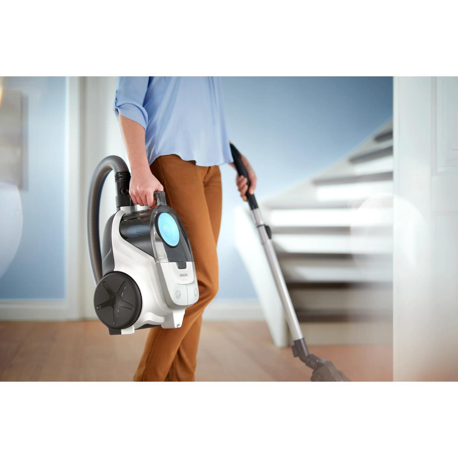 Vacuum Cleaner PHILIPS Bagless 850 Watts Capacity 1.3 l Noise 77 dB Blue/ White Weight 4 kg XB2122/09 - Image 7