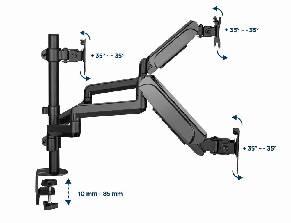 DISPLAY ACC MOUNTING ARM/17-27" MA-DA3-01 GEMBIRD - Image 17