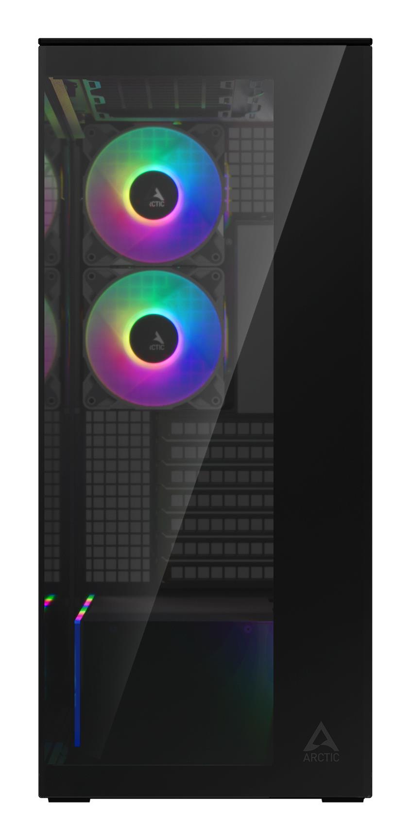 Case ARCTIC EATX Black Midi Tower PC Xtender (Mirror Black) ACPCC00018A - Image 2