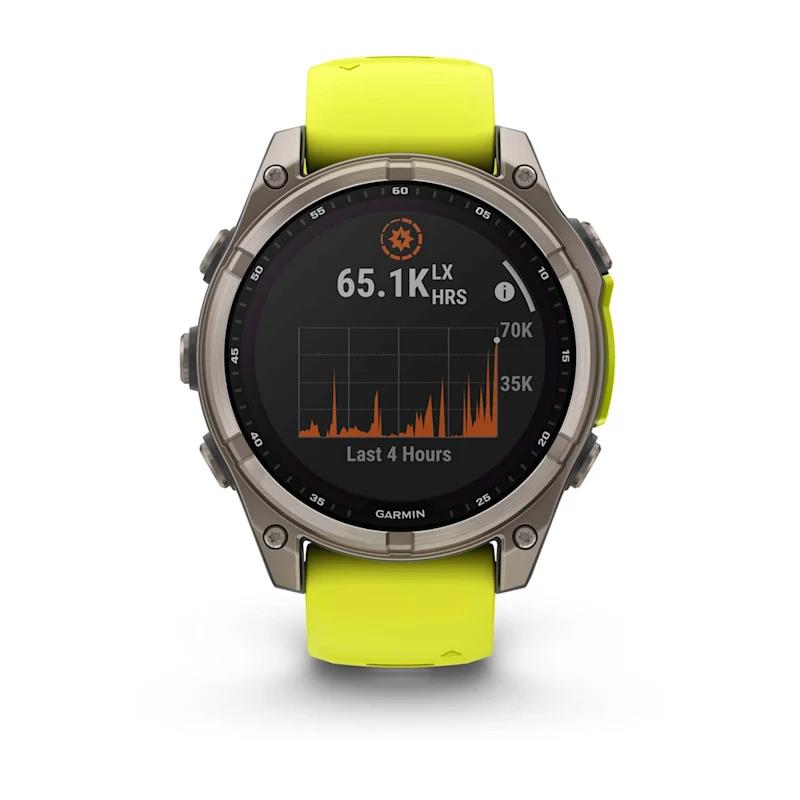 SMARTWATCH FENIX 8 SAPP. SOLAR/YELLOW 010-02906-21 GARMIN - Image 2