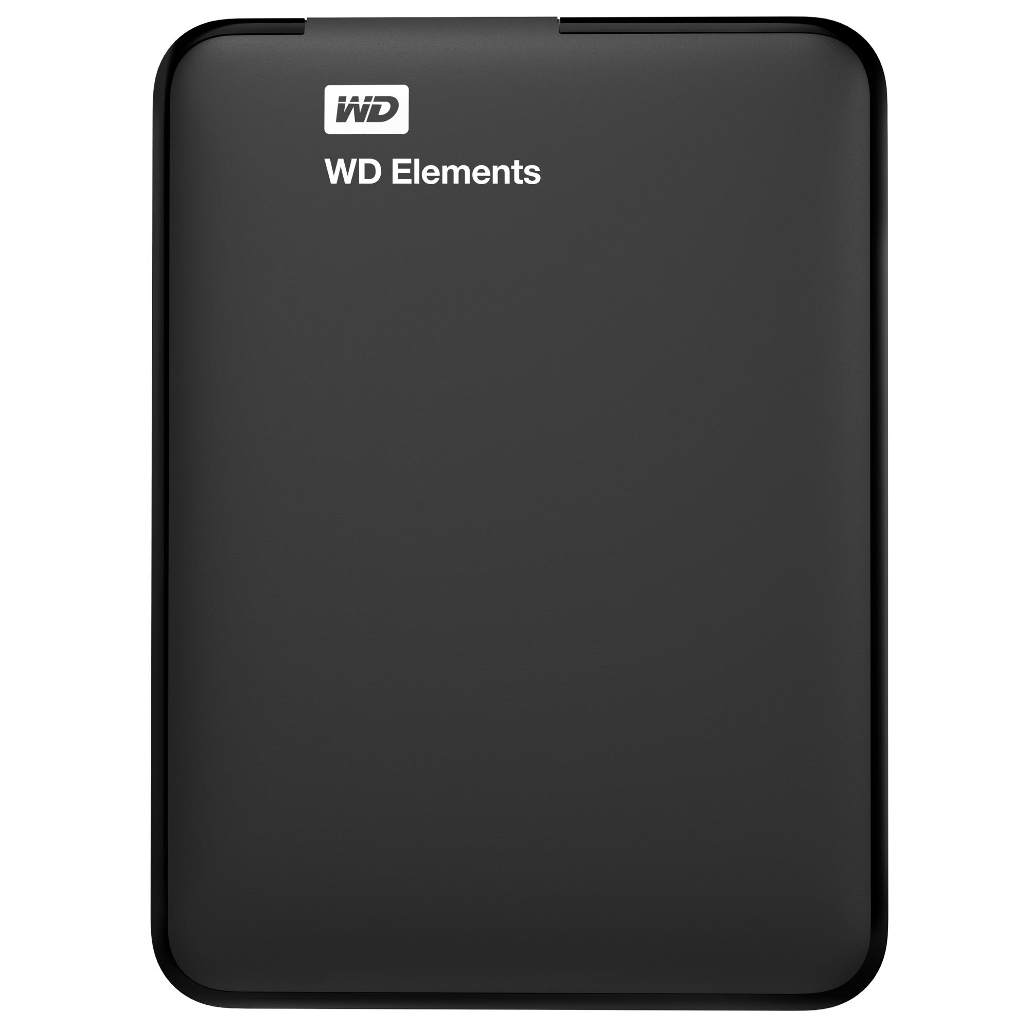 External HDD WESTERN DIGITAL Elements Portable 4TB USB 3.0 Colour Black WDBU6Y0040BBK-WESN - Image 2