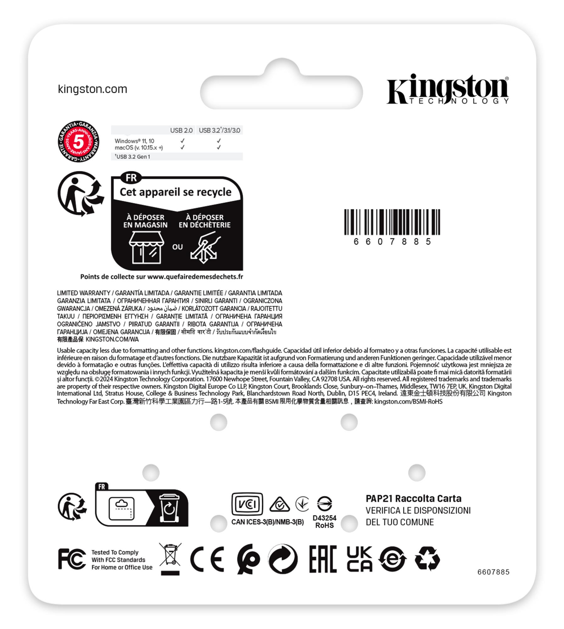 MEMORY DRIVE FLASH USB3.2 512G/SE9 G3 KE-U2X512-1AC KINGSTON - Image 5