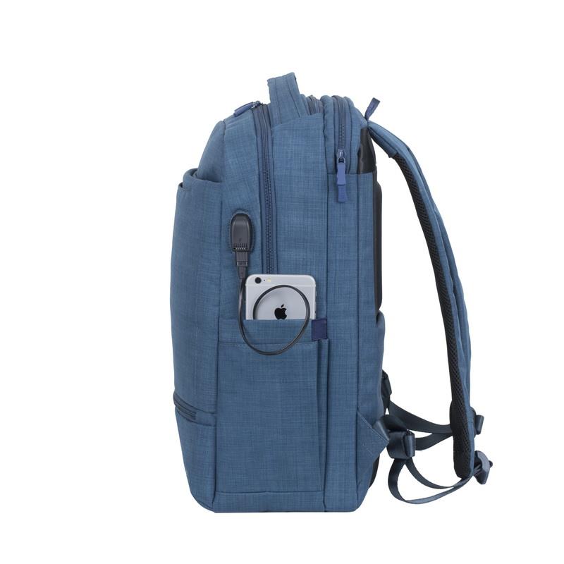 NB BACKPACK BISCAYNE 17.3"/8365 BLUE RIVACASE - Image 5