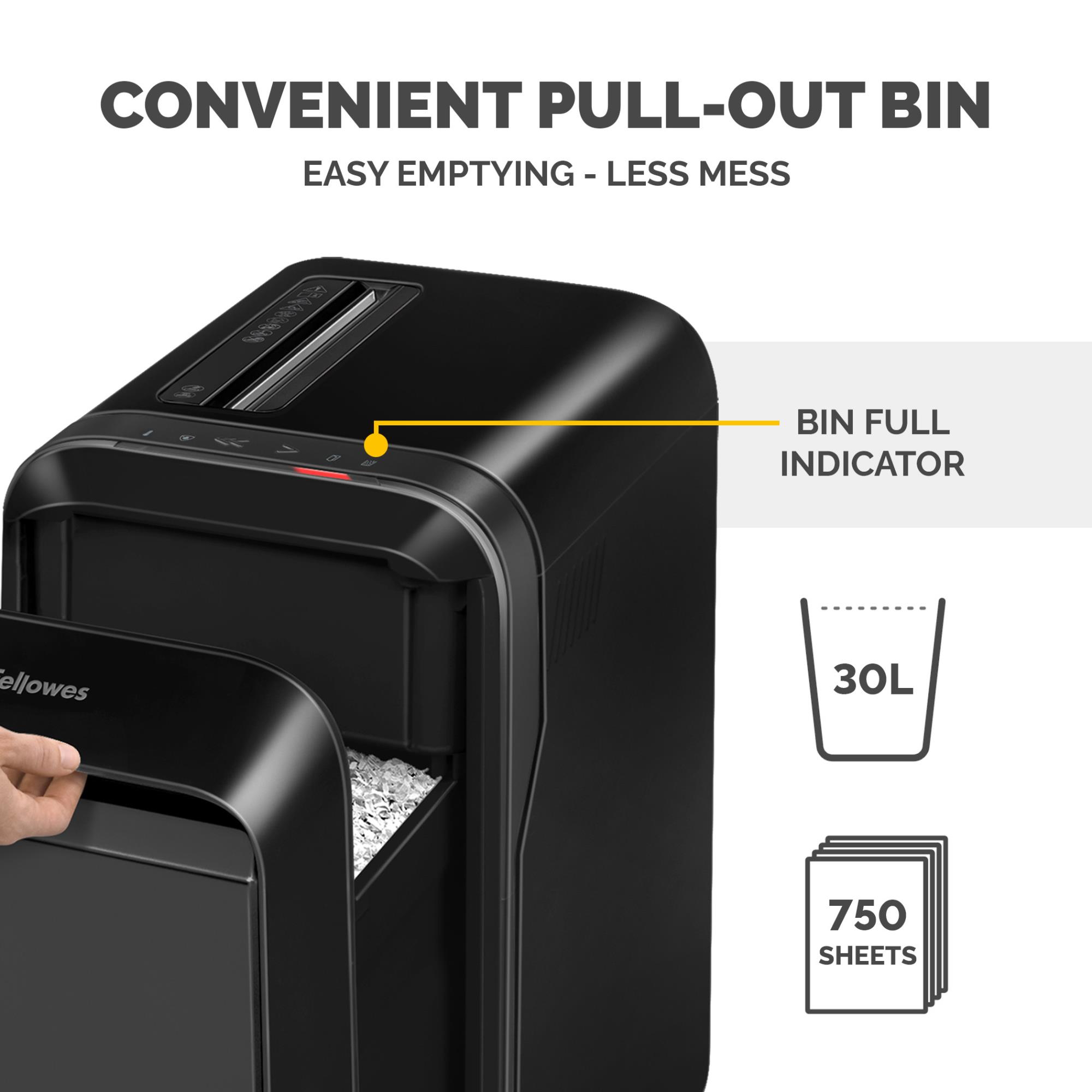 SHREDDER POWERSHRED LX220/BLACK 5502601 FELLOWES - Image 8