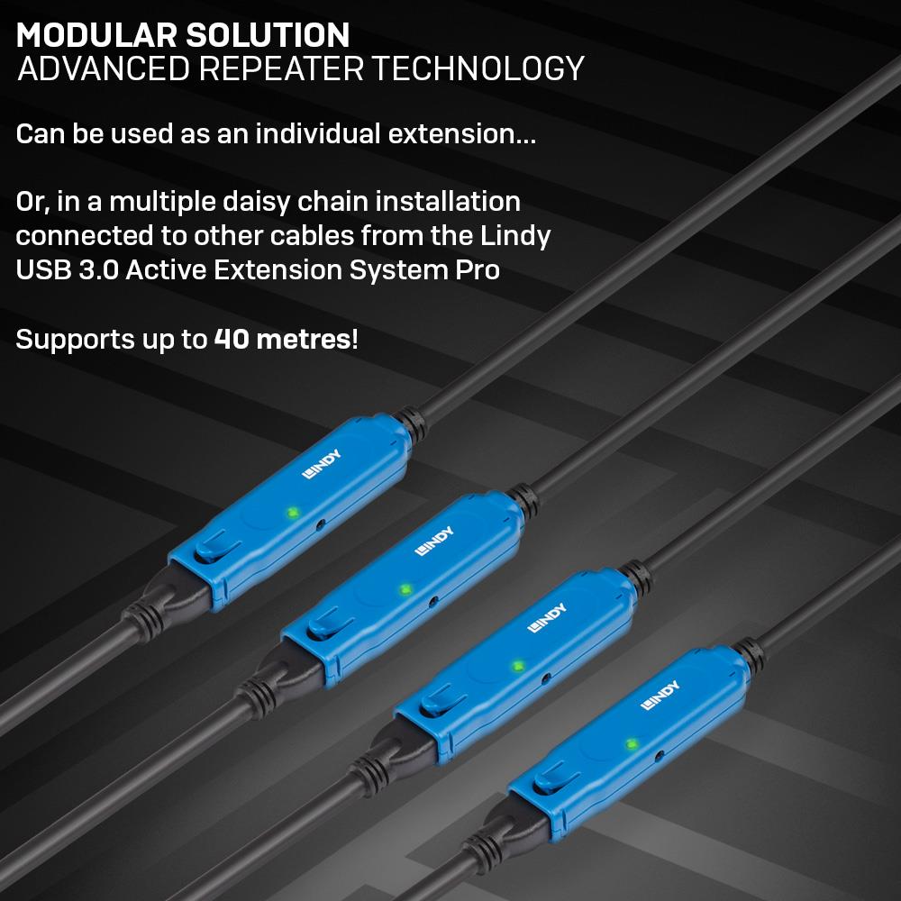 CABLE USB3 EXTENSION 15M/43229 LINDY - Image 6