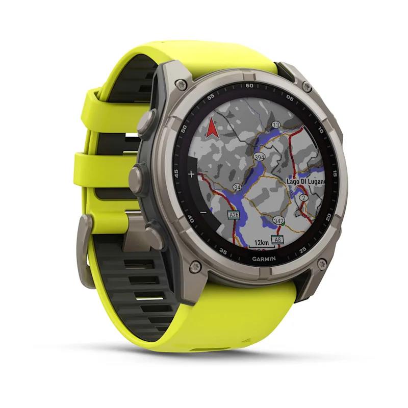 SMARTWATCH FENIX 8 SAPP. SOLAR/YELLOW 010-02907-21 GARMIN - Image 4